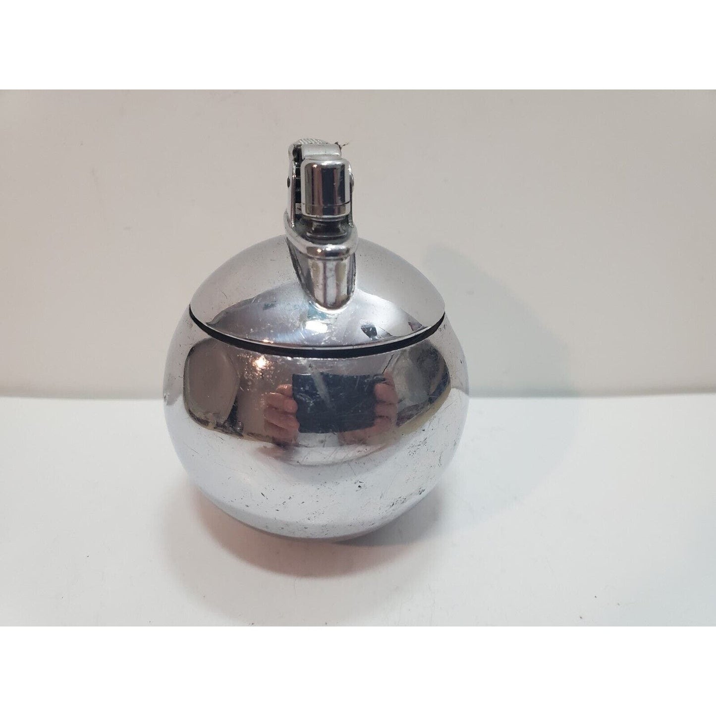 Vintage 1929 Ronson Rondelight Art Deco Silver Table Lighter 6156/13