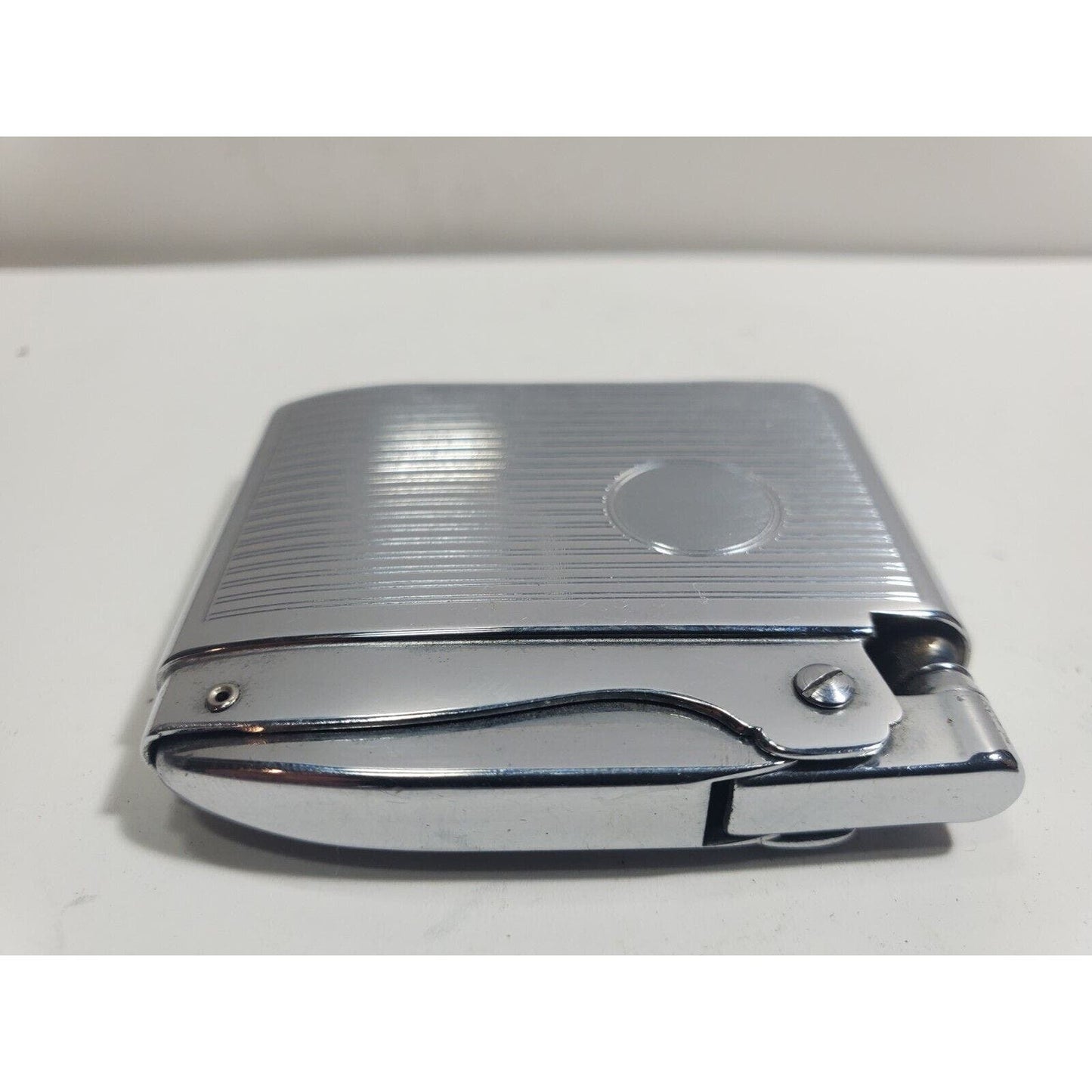 Vintage Working Ronson ADONIS Silver Tone Lighter 5832/26