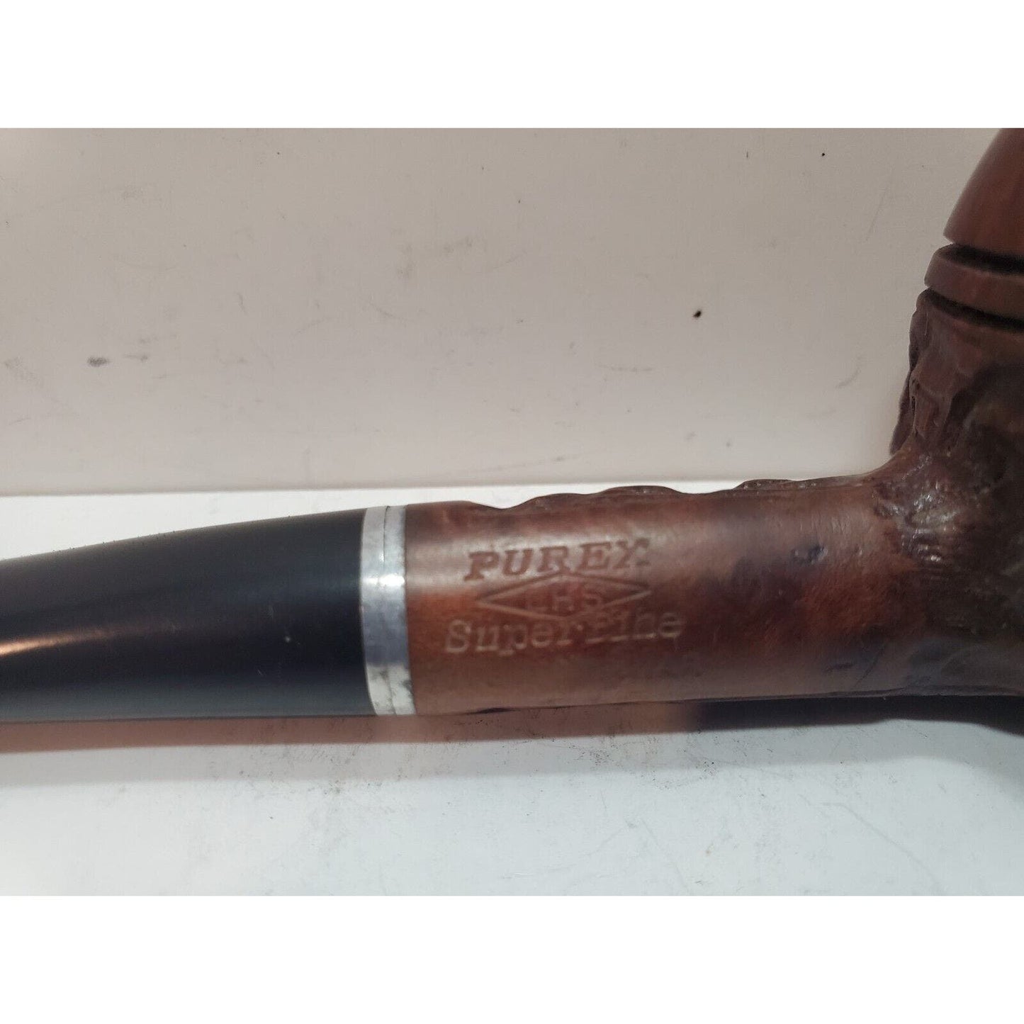 Vintage LHS Purex Super Fine Imported Briar Tobacco Pipe / 6172/5