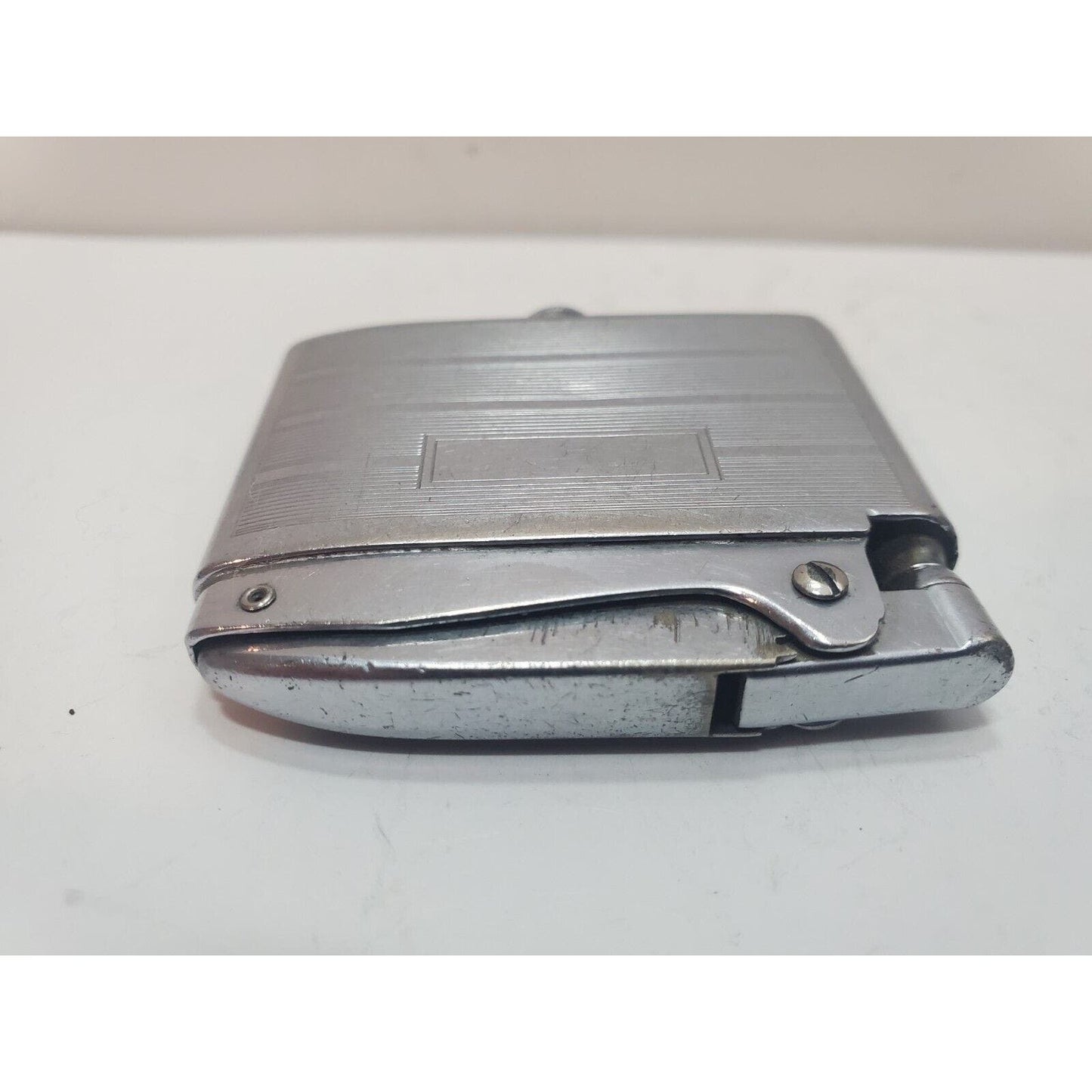 Vintage Working Ronson ADONIS Silver Tone Lighter 6180/26