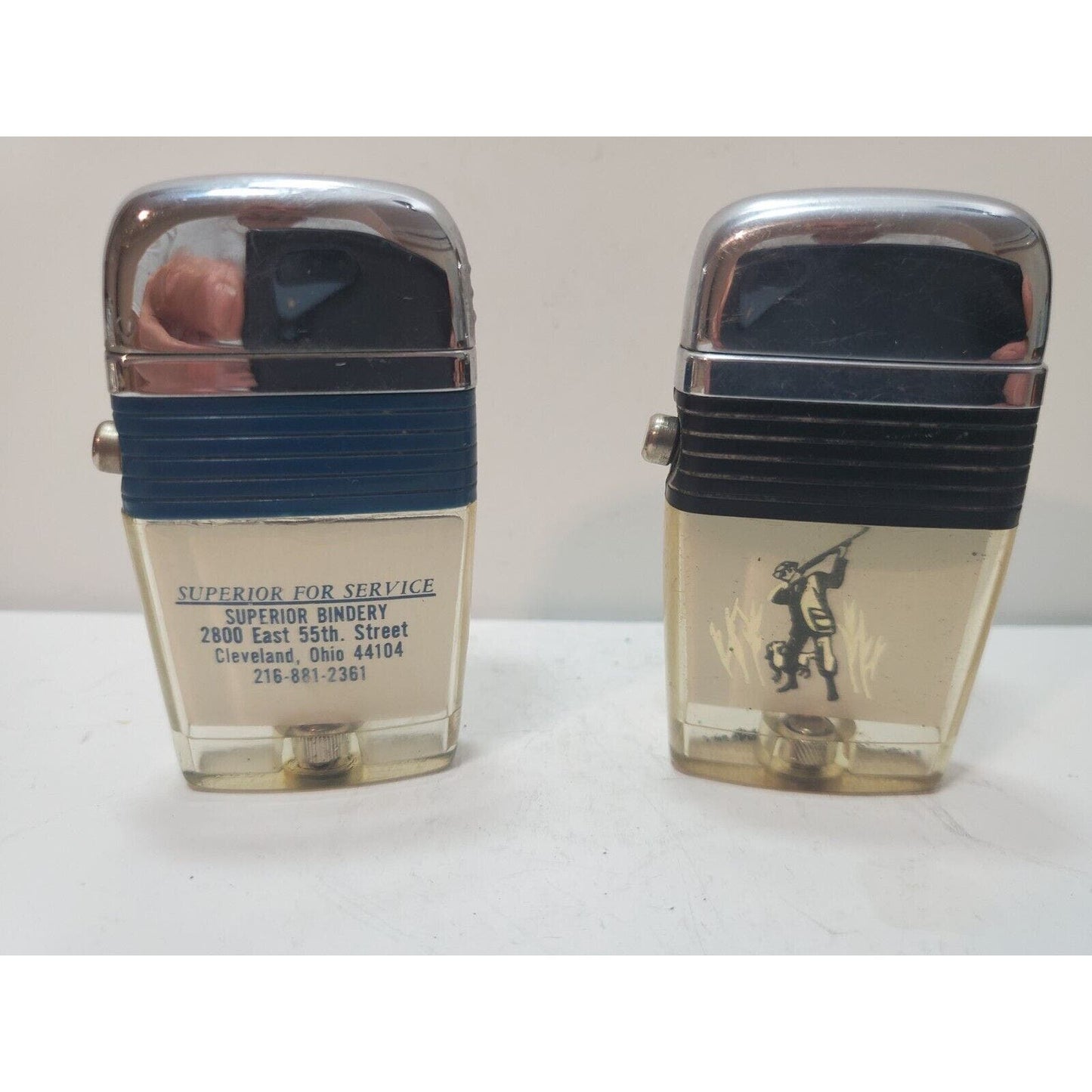Lot of 2 Scripto VU Vintage Lighters 6109/29