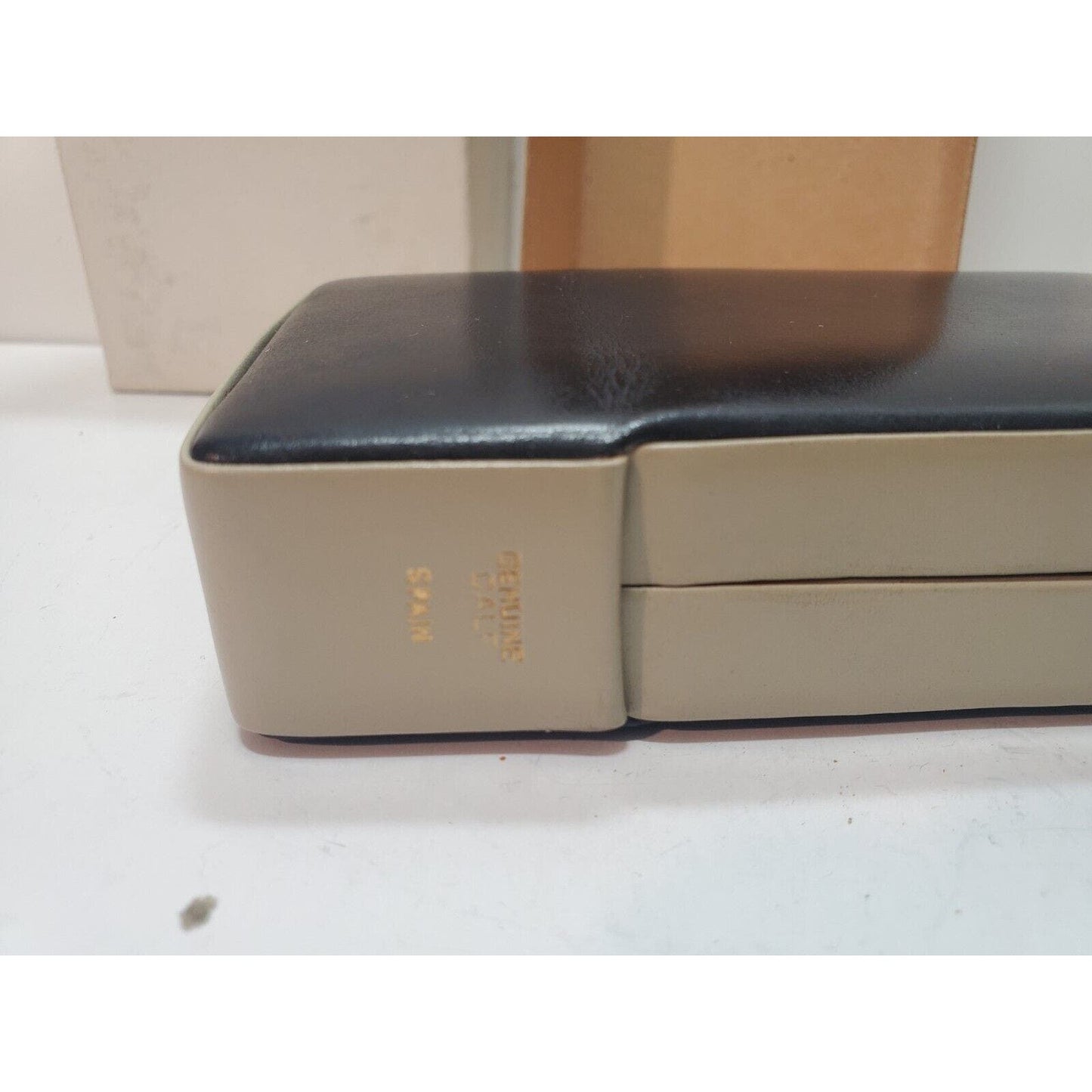 NOS Cigarette Case, Holder Genuine Leather, Spain 6225/4