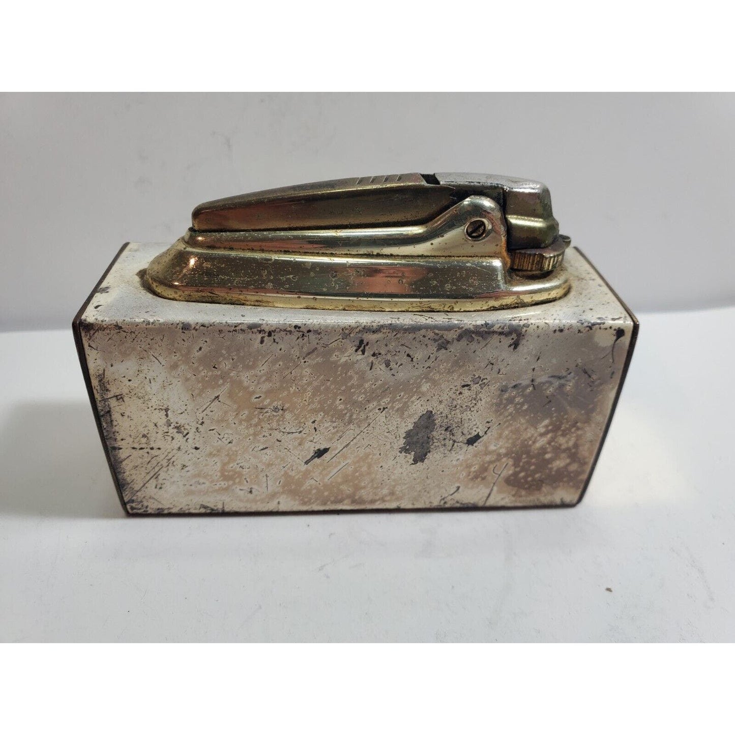 Vintage Working RONSON VARAFLAME Desk Table Butane Lighter 5950/13