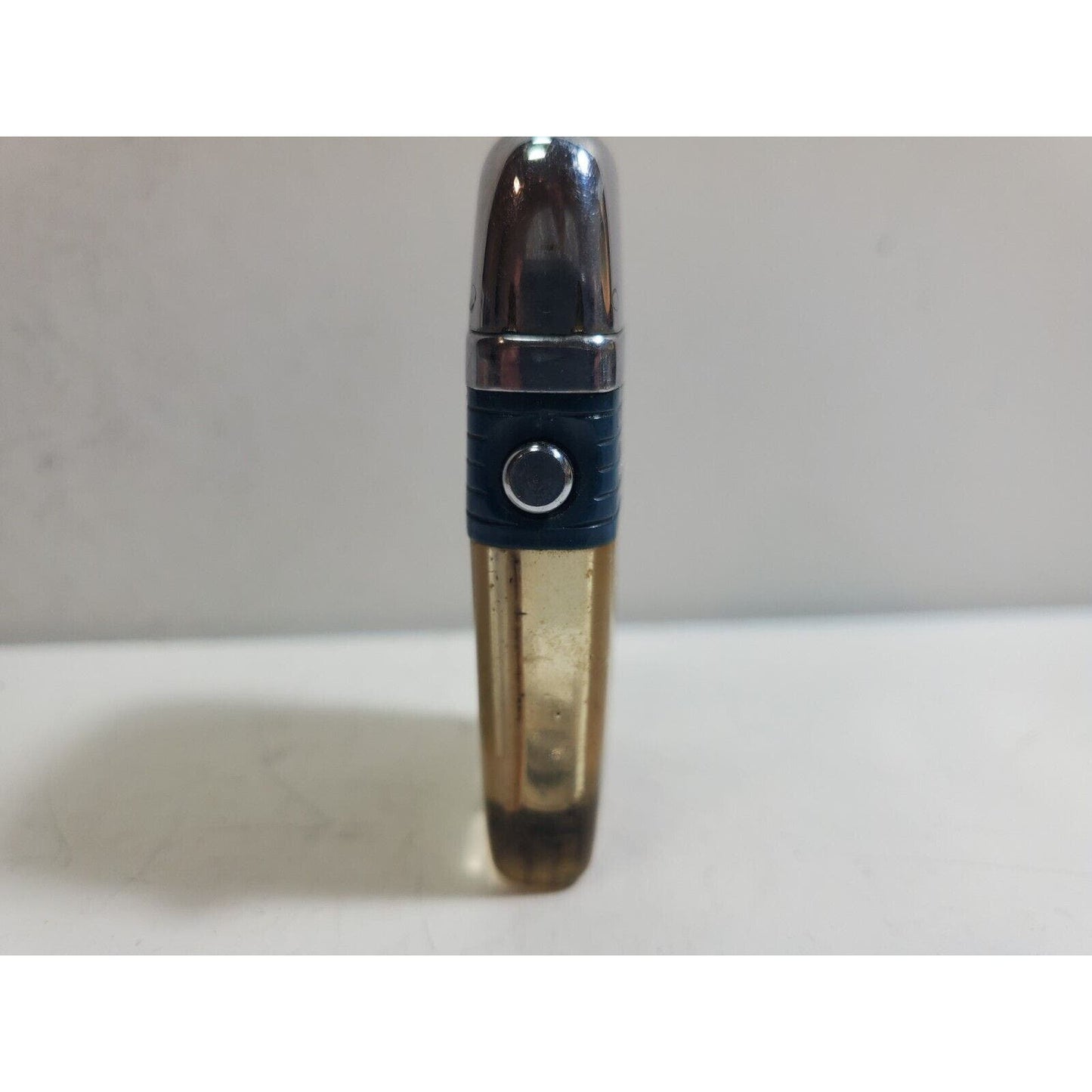 Vintage Working Scripto VU Lighter "Air International" LOGO, Blue 5989/29