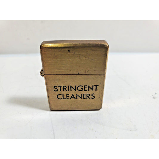 VINTAGE WORKING Mini ADVERTISING Supreme LIGHTER "STRINGENT CLEANERS" 6047/30