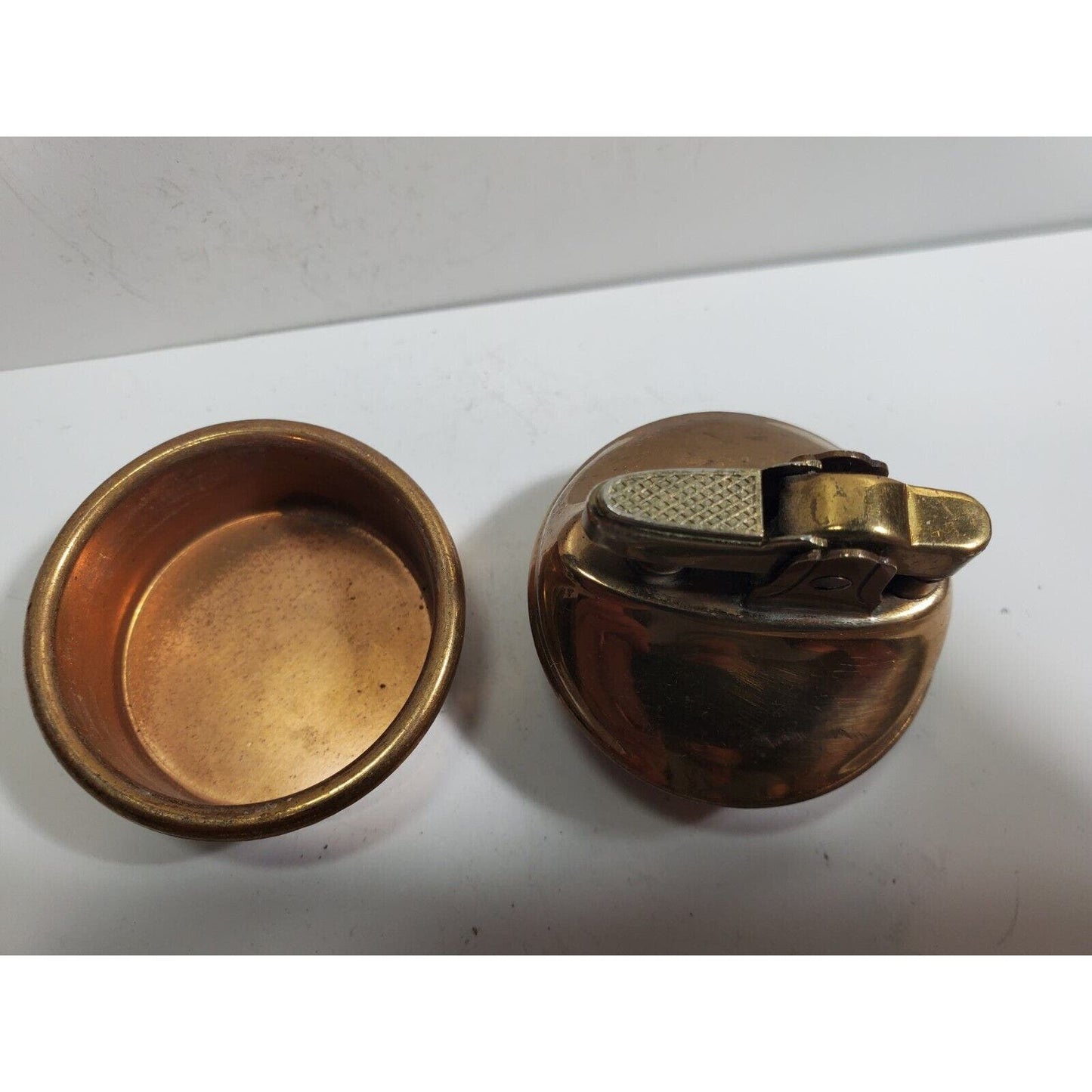 Vintage Working Brass Table Lighter INSERT Fits 1 1/2" Round Base 5835/22
