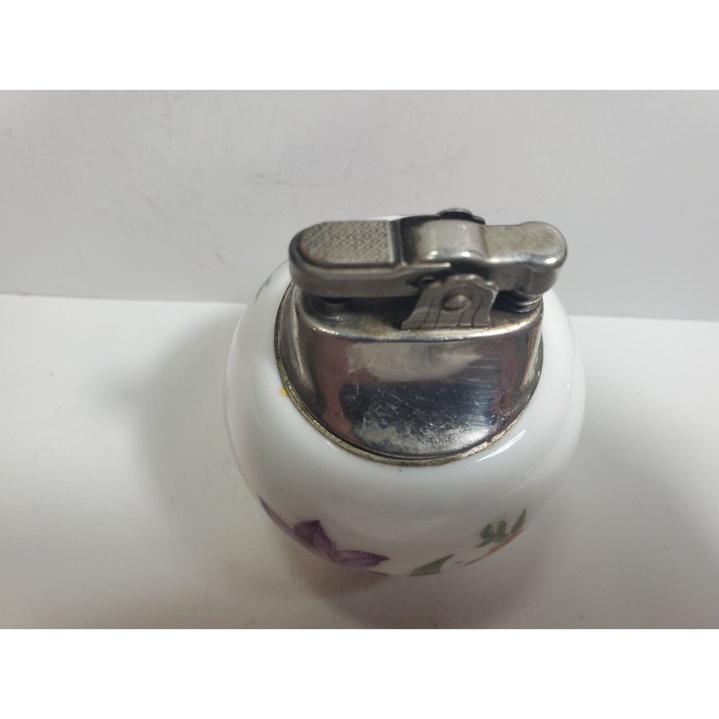 Unique Design Vintage Working Table Lighter, FLOWER PRINT Bowl 5959/39