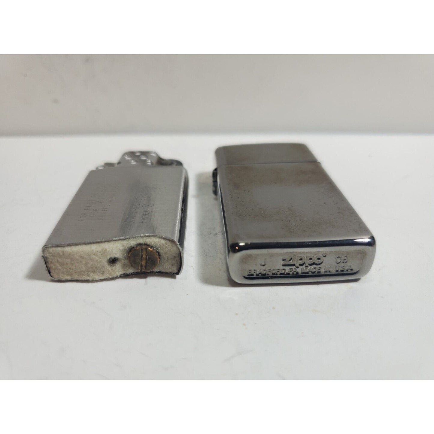 VINTAGE WORKING 1993 HIGH POLISH ZIPPO LIGHTER 6043/33 Restored By Zippo.