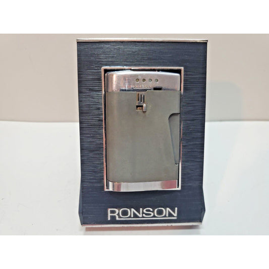 WORKING RONSON VARAFLAME COMET Lighter Vintage Antique Original Box 6168/24