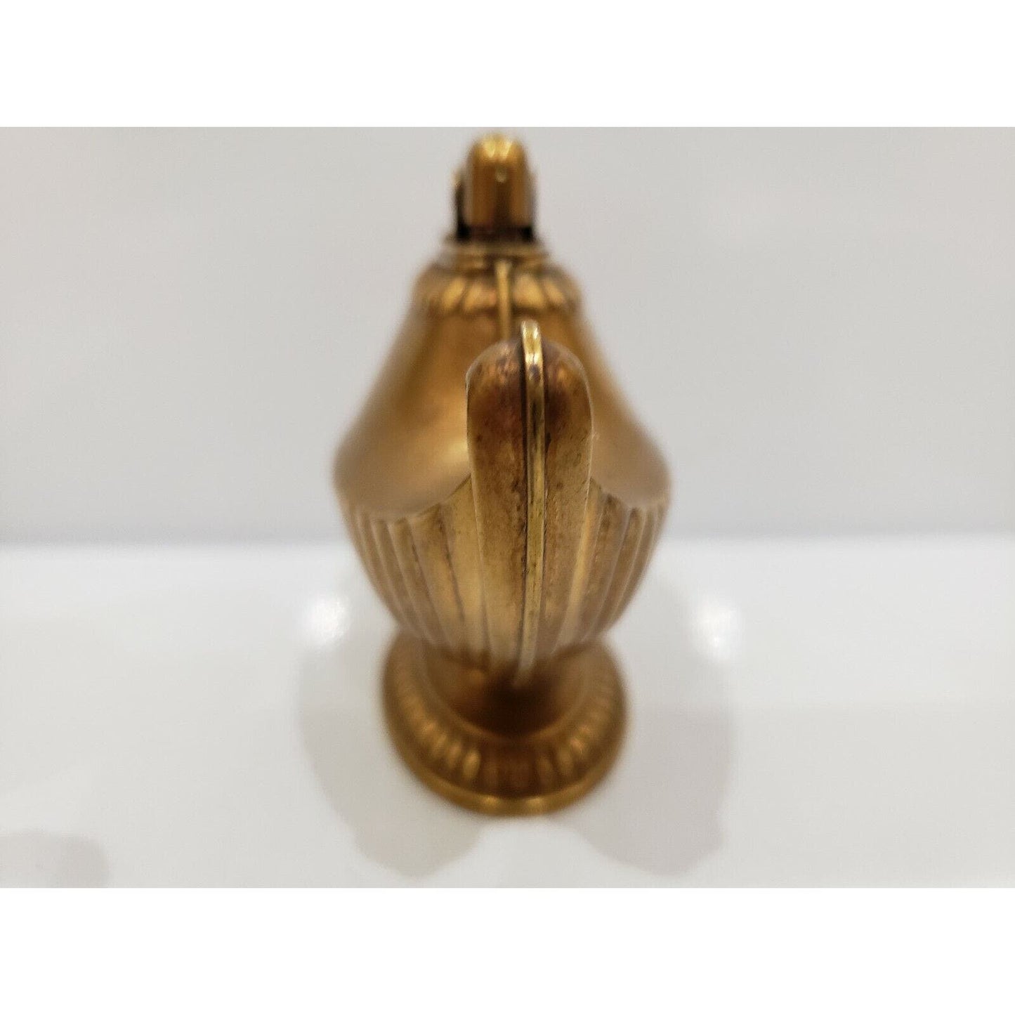 Vintage Working Gold Tone EVANS Genie Alladin Table Lighter / Made in US 300/13