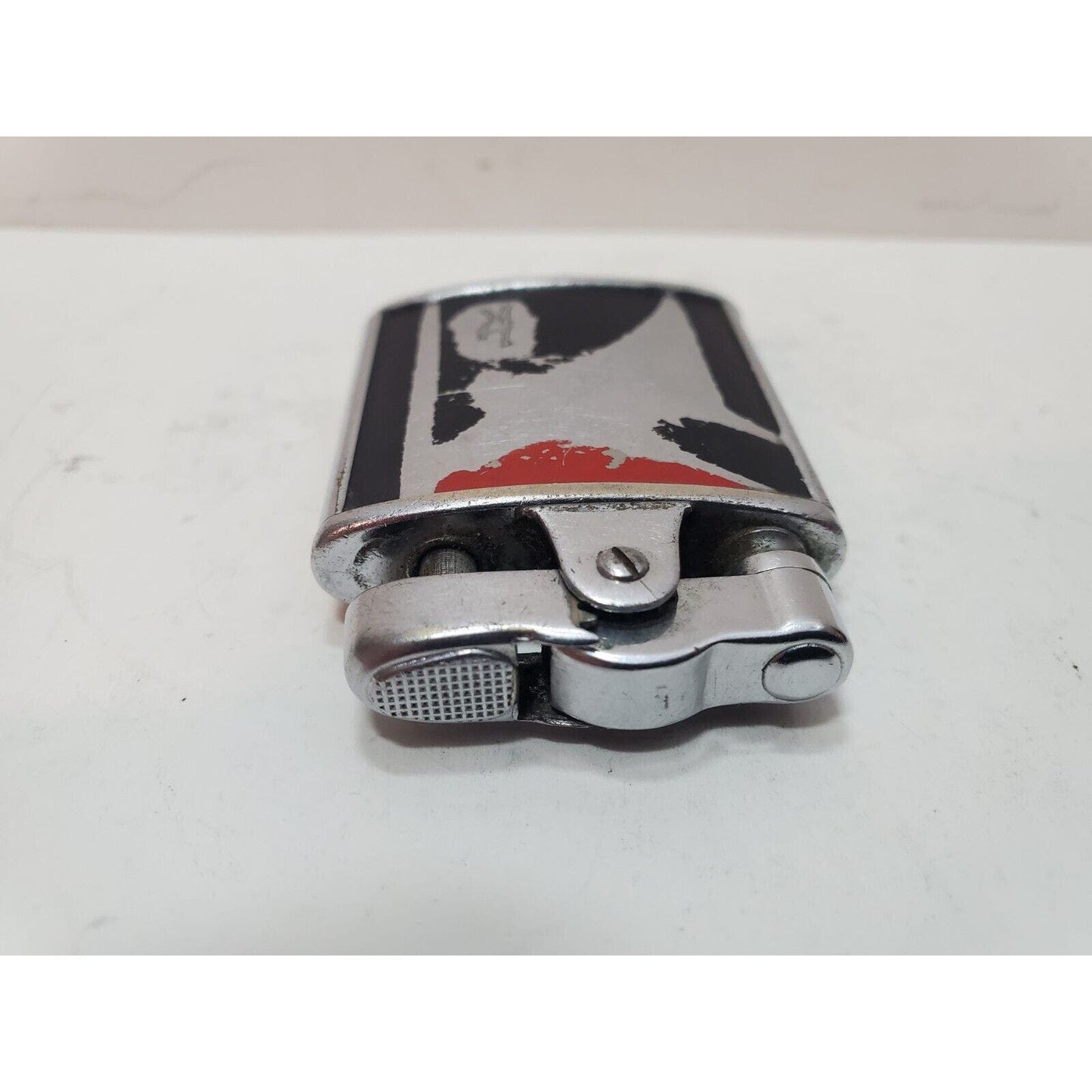 Working Vintage Ronson Art Metal Works Art Deco De-Light Silver Lighter 6248/26