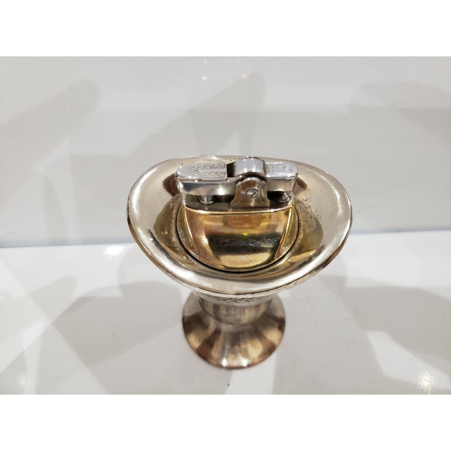 Vintage Working Silver Baroque 4 1/4" Table Lighter 541/23