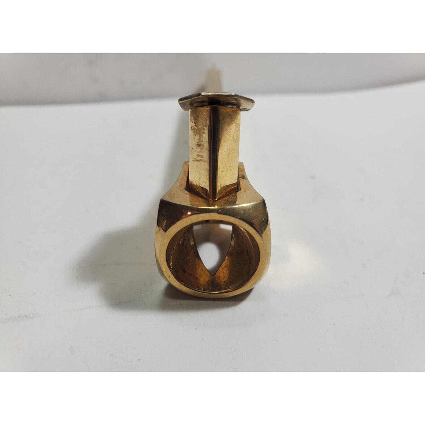 Vintage Working German Donatus Solingen Gold Tone Cigar Cutter 5942/6