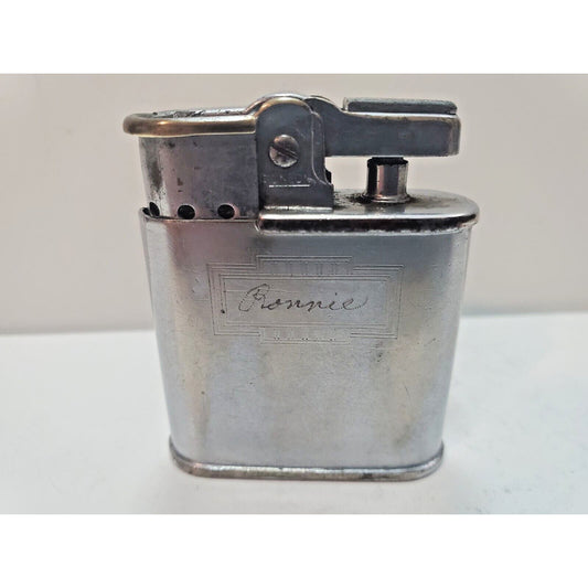 Vintage Working RONSON WHIRLWIND Silver Tone Lighter 6177/26