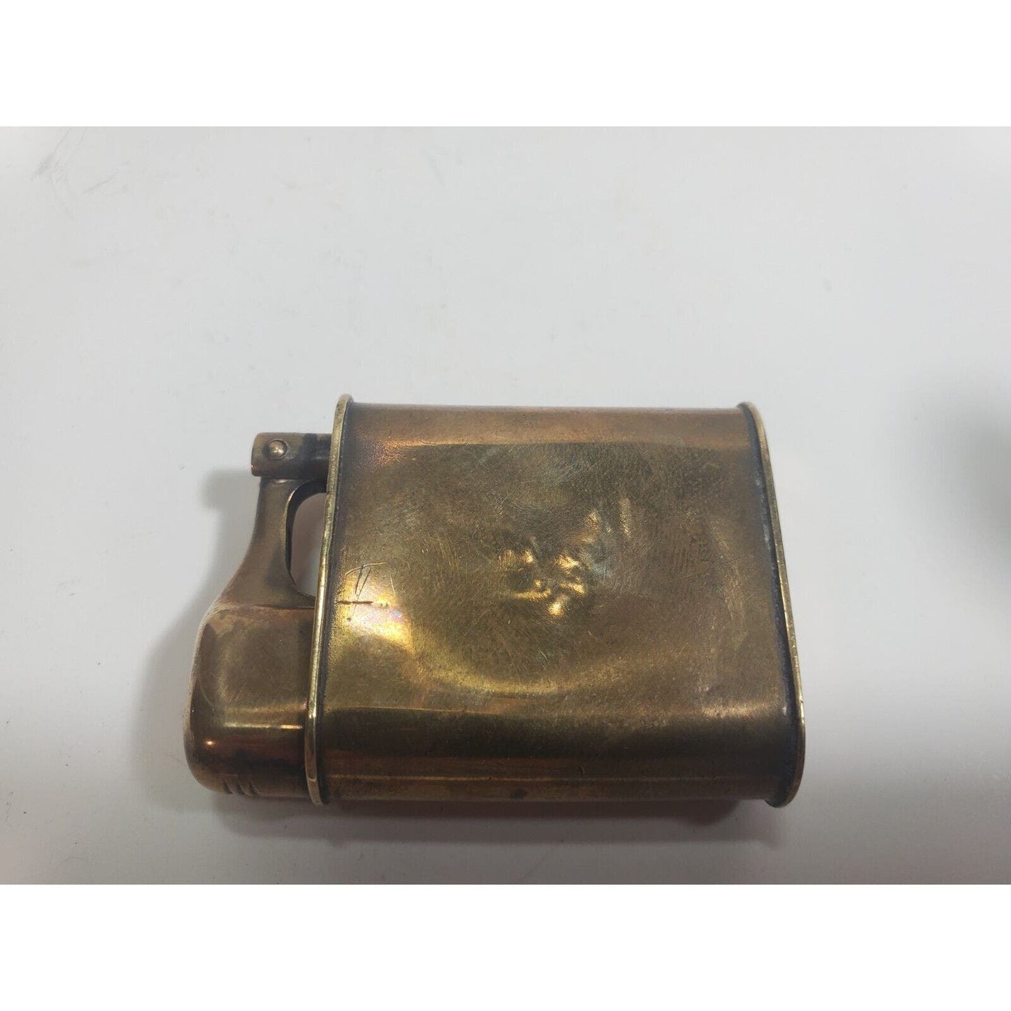 Vintage Working 1928 Potter Lift Arm Brass Lighter, Pat Pending / 5914/37