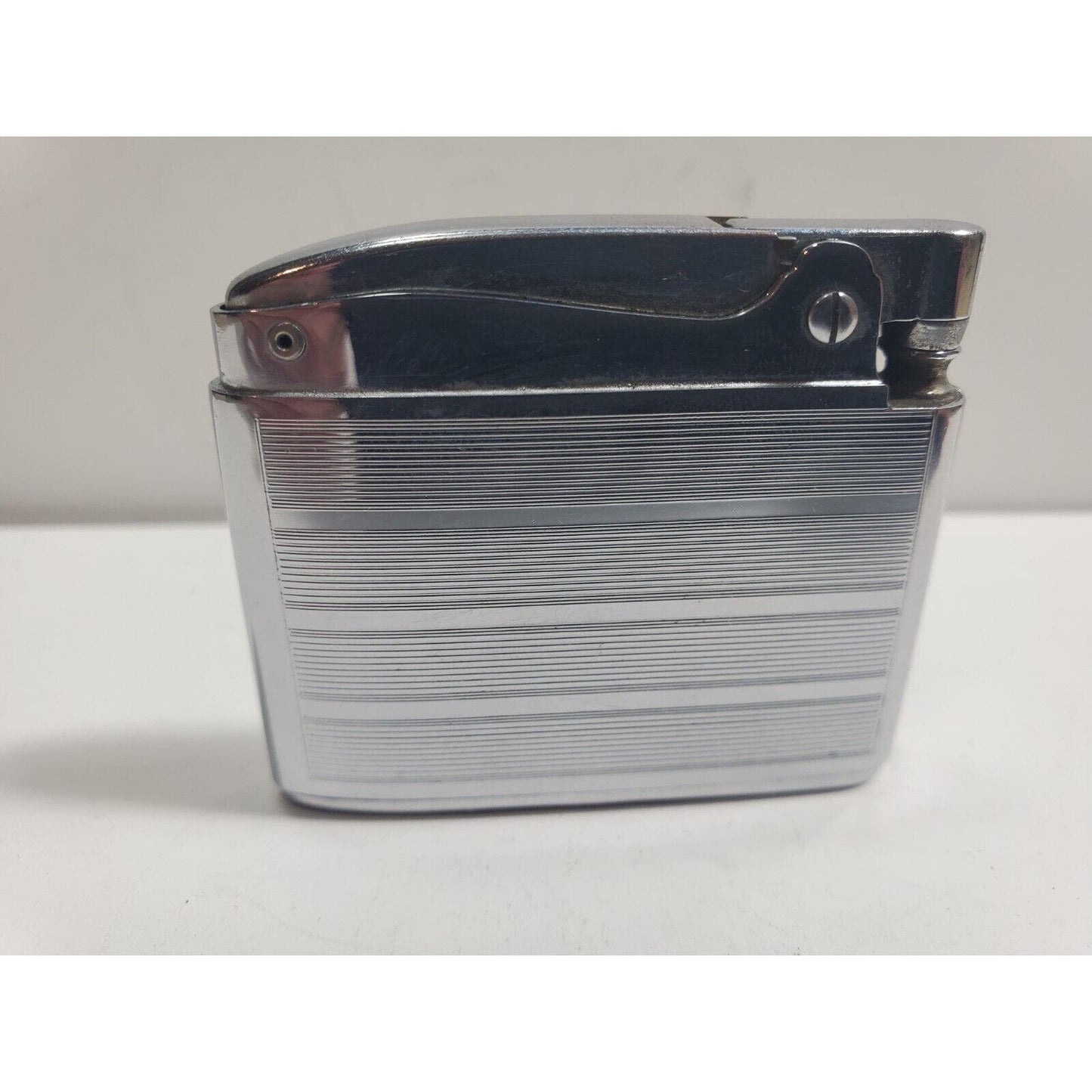 Vintage Working Ronson ADONIS Silver Tone Lighter 5824/26