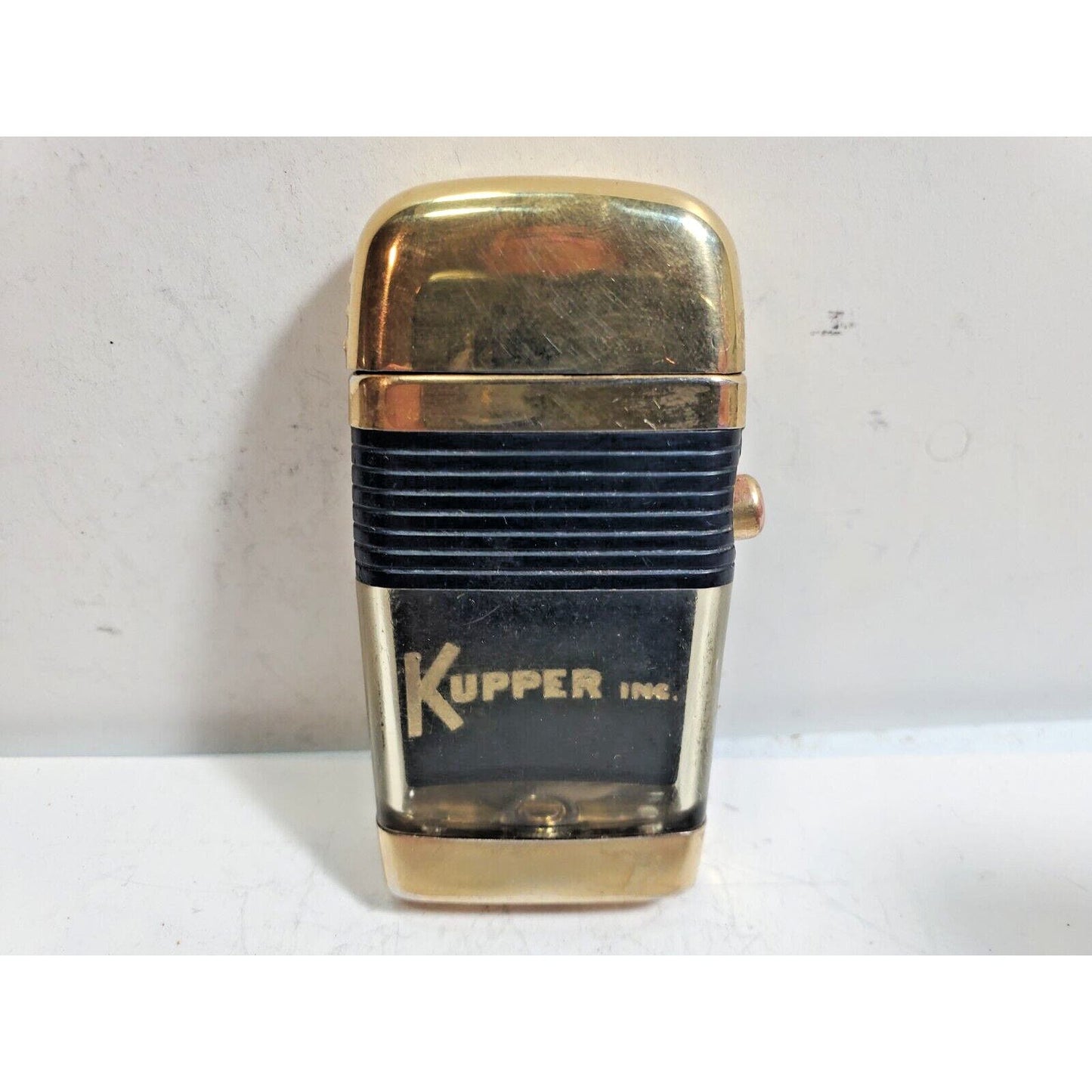 Vintage Working Scripto VU Lighter "Kupper Inc." Logo ADVERTISING 6040/29