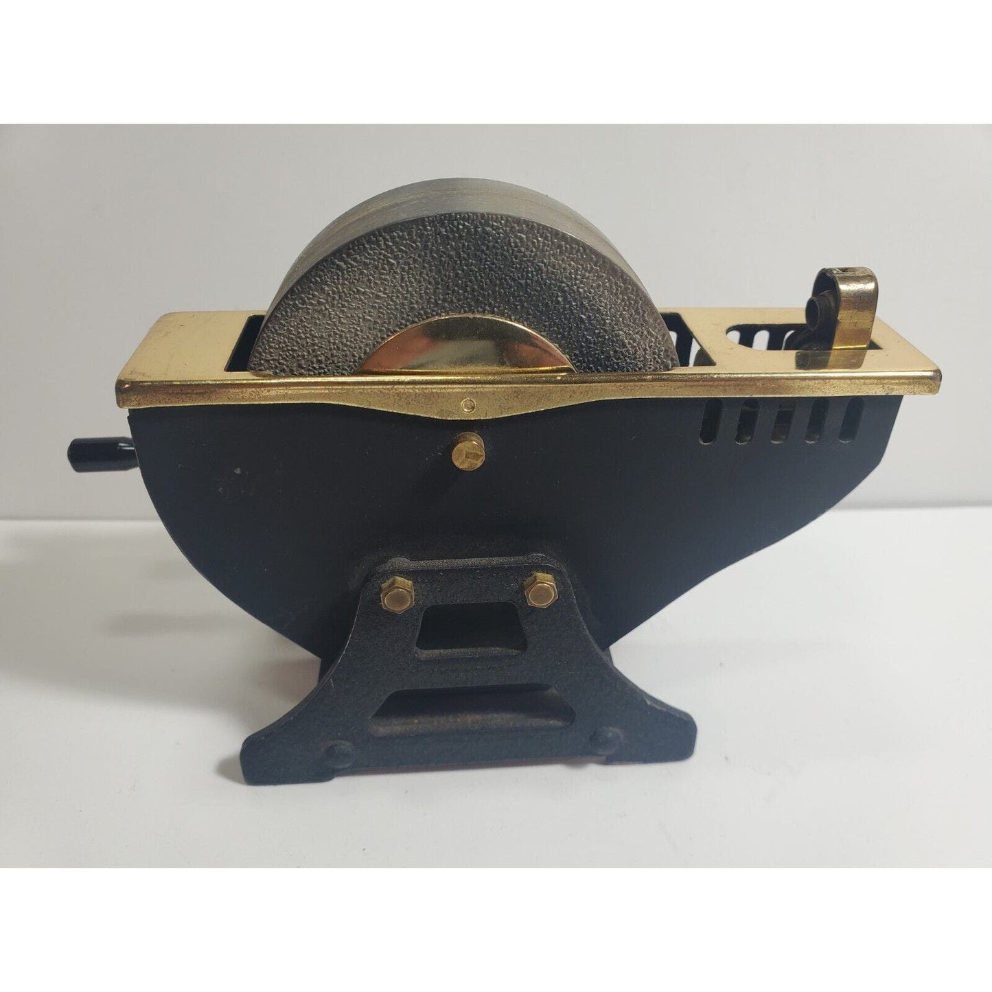 Vintage Rare Grinding Stone Wheel Sharpener Table Lighter 5801/40
