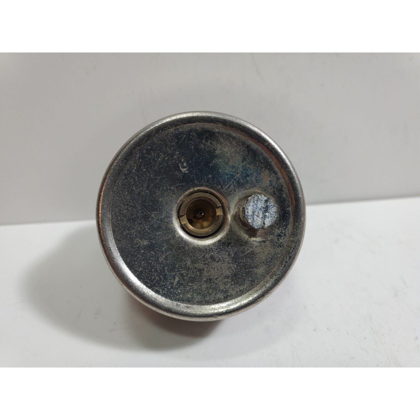 Vintage Working Butane Gas Table Lighter Silver INSERT Fits 1 1/2" Round Base