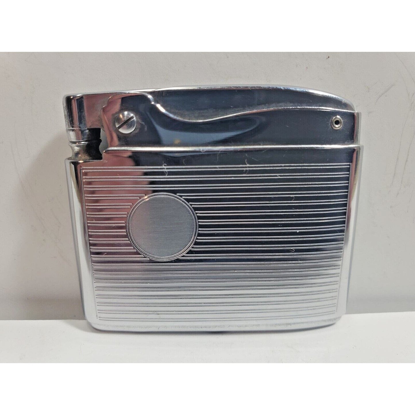 Vintage Working Ronson ADONIS Silver Tone Lighter 5832/26