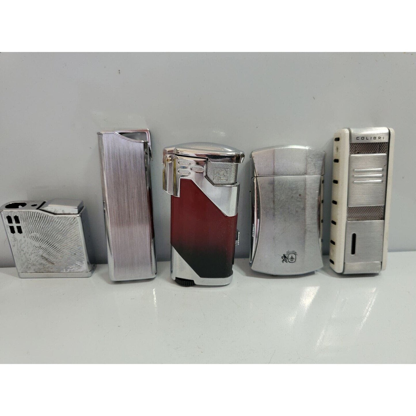 Lot Of 5 Vintage COLIBRI  Lighters Not Working 4507/35