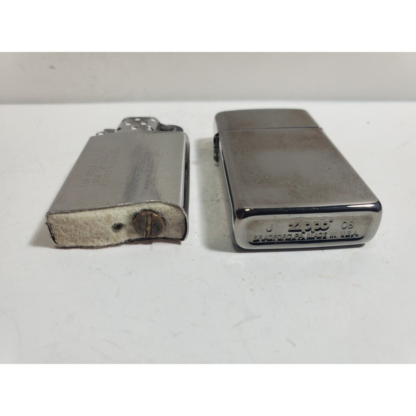 VINTAGE WORKING 1993 HIGH POLISH ZIPPO LIGHTER 6043/33 Restored By Zippo.