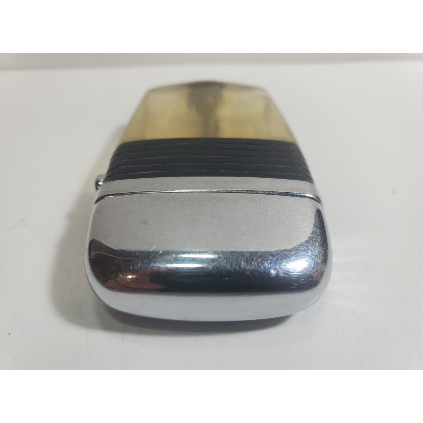 WORKING VINTAGE Scripto Vu Lighter Golfer & Black Band 5928/29