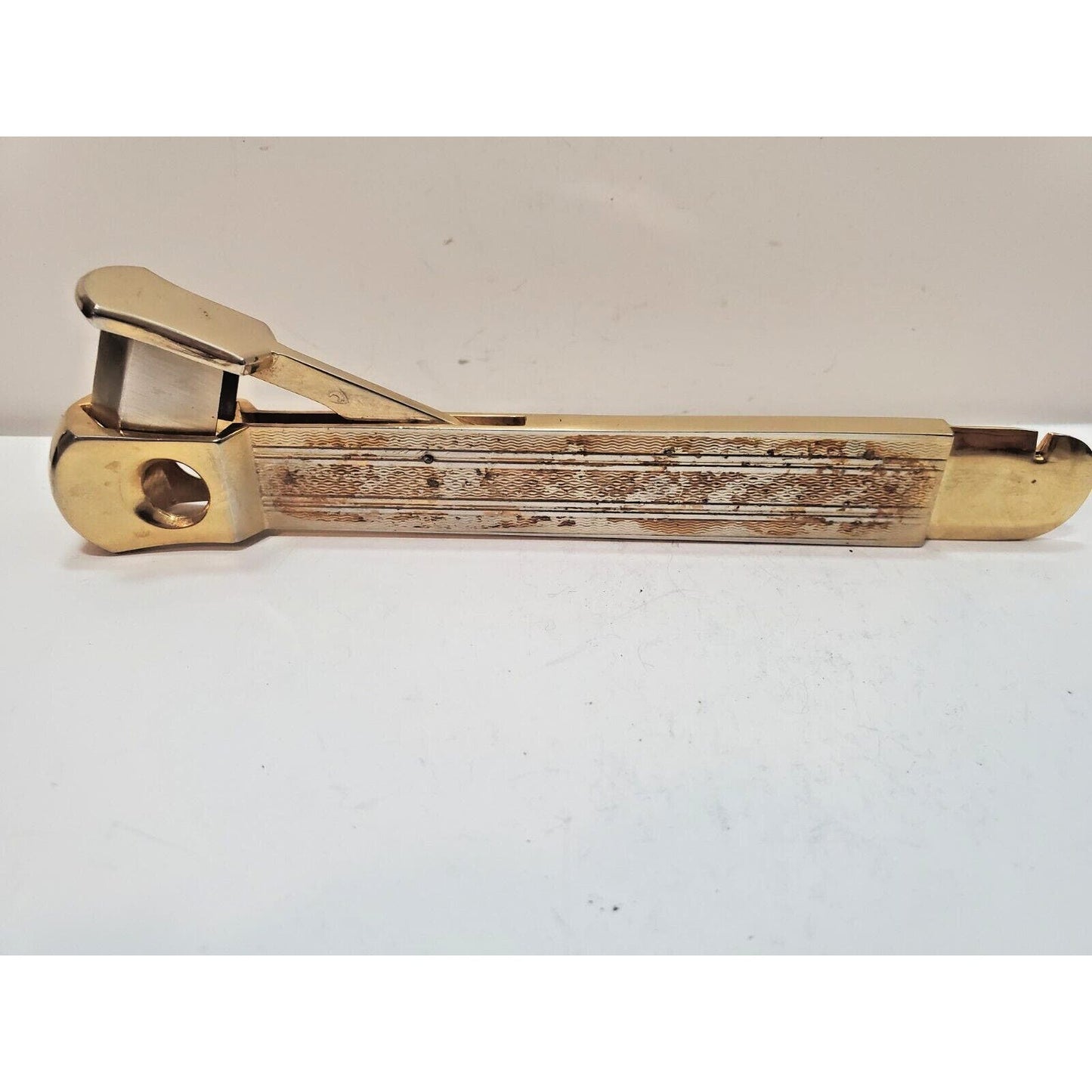 Vintage Working German Gold Tone Cigar Cutter 6189/6