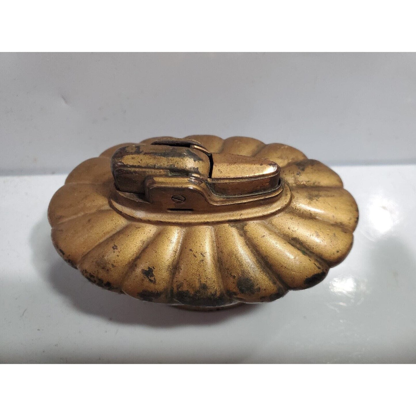 Ronson Regal Copper Finish Table Lighter Circa 1950 5362/13