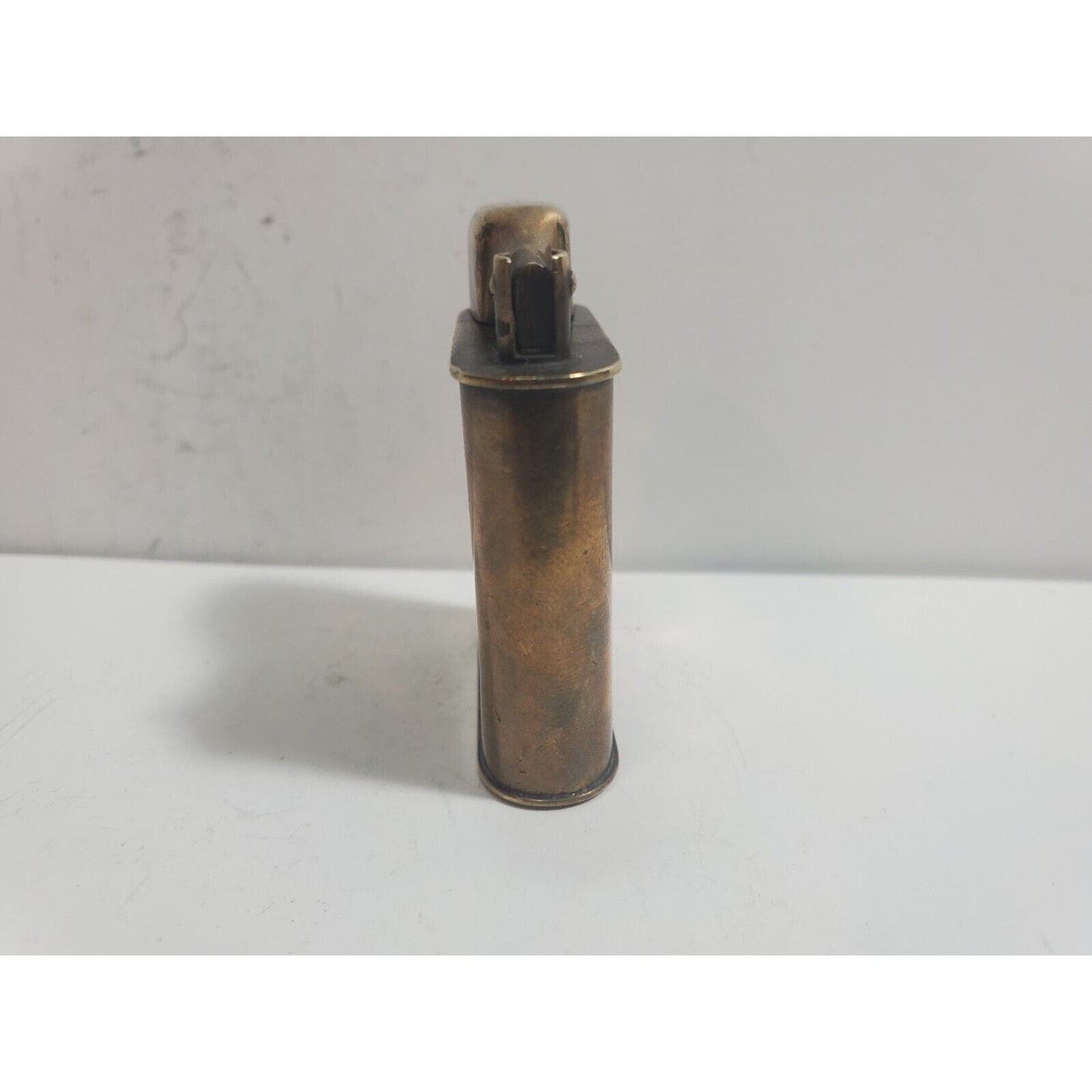 Vintage Working 1928 Potter Lift Arm Brass Lighter, Pat Pending / 5914/37