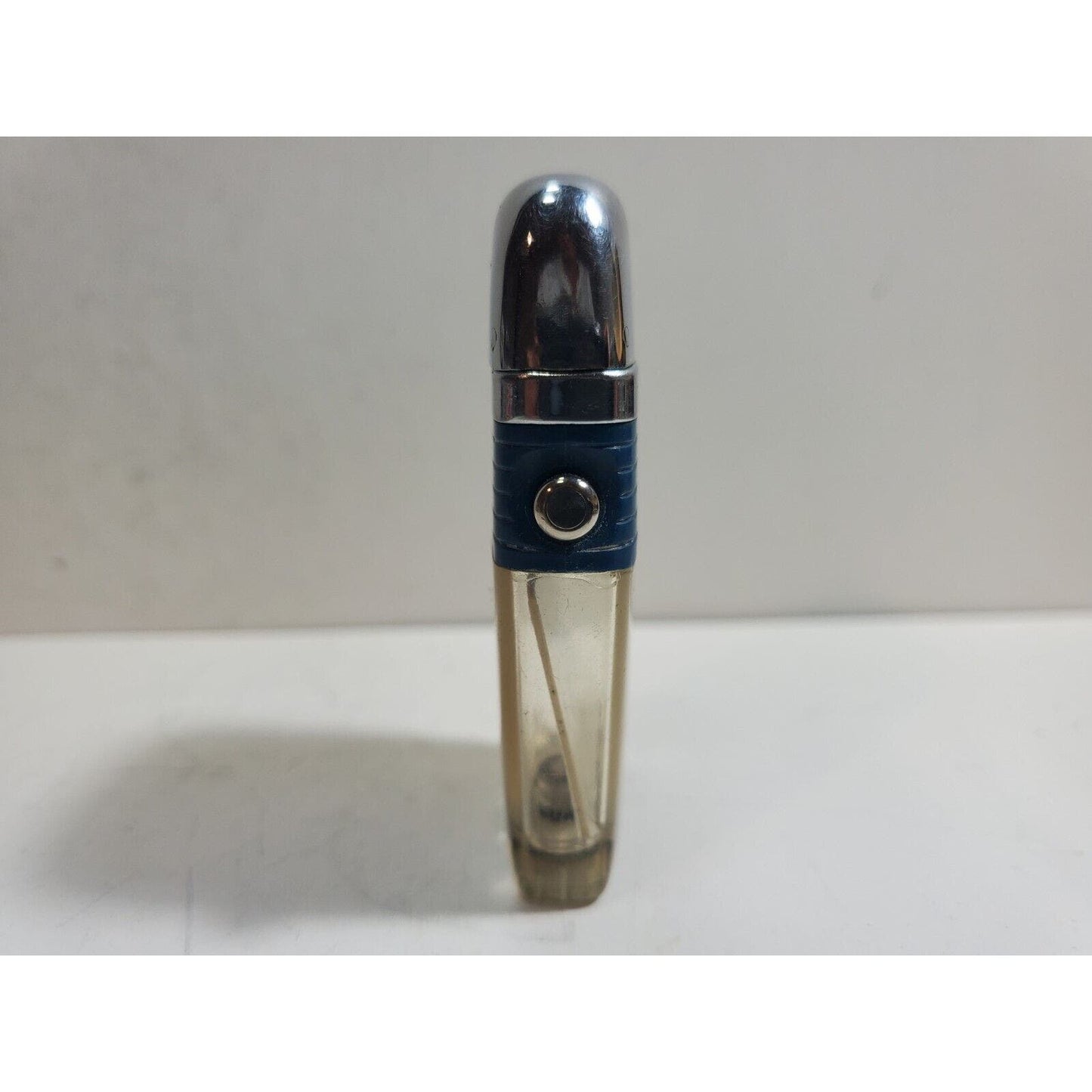 Vintage Working Scripto VU Lighter "Precision" Logo ADVERTISING, Blue 5995/29