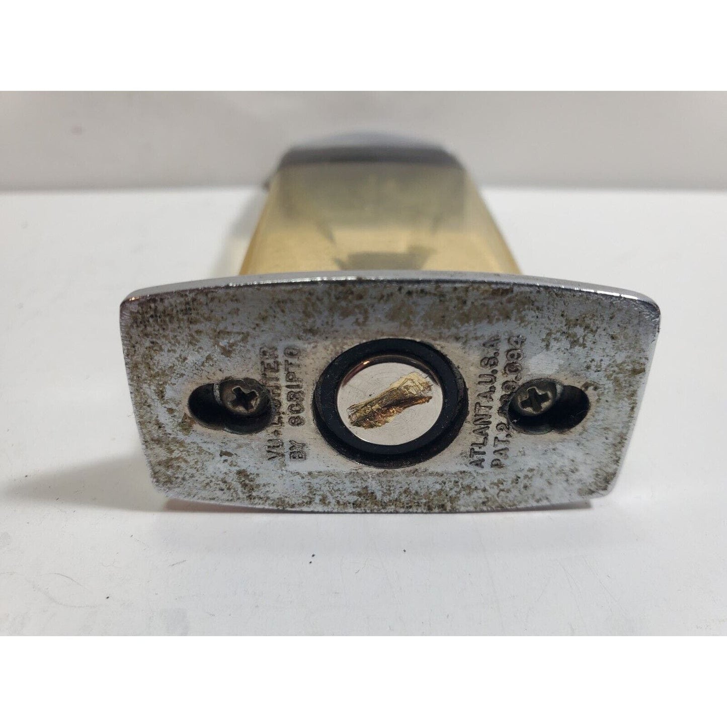 Working Vintage Scripto Table Top VU-Lighter RX Logo Insert 6004/22