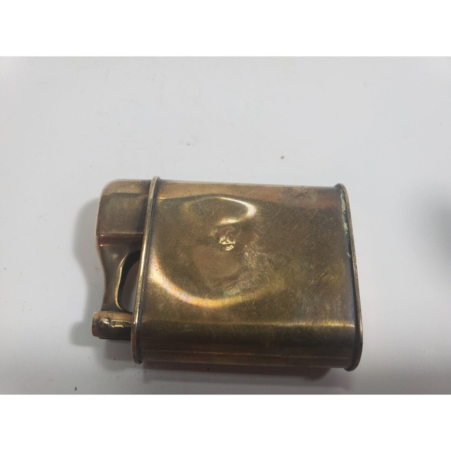 Vintage Working 1928 Potter Lift Arm Brass Lighter, Pat Pending / 5914/37
