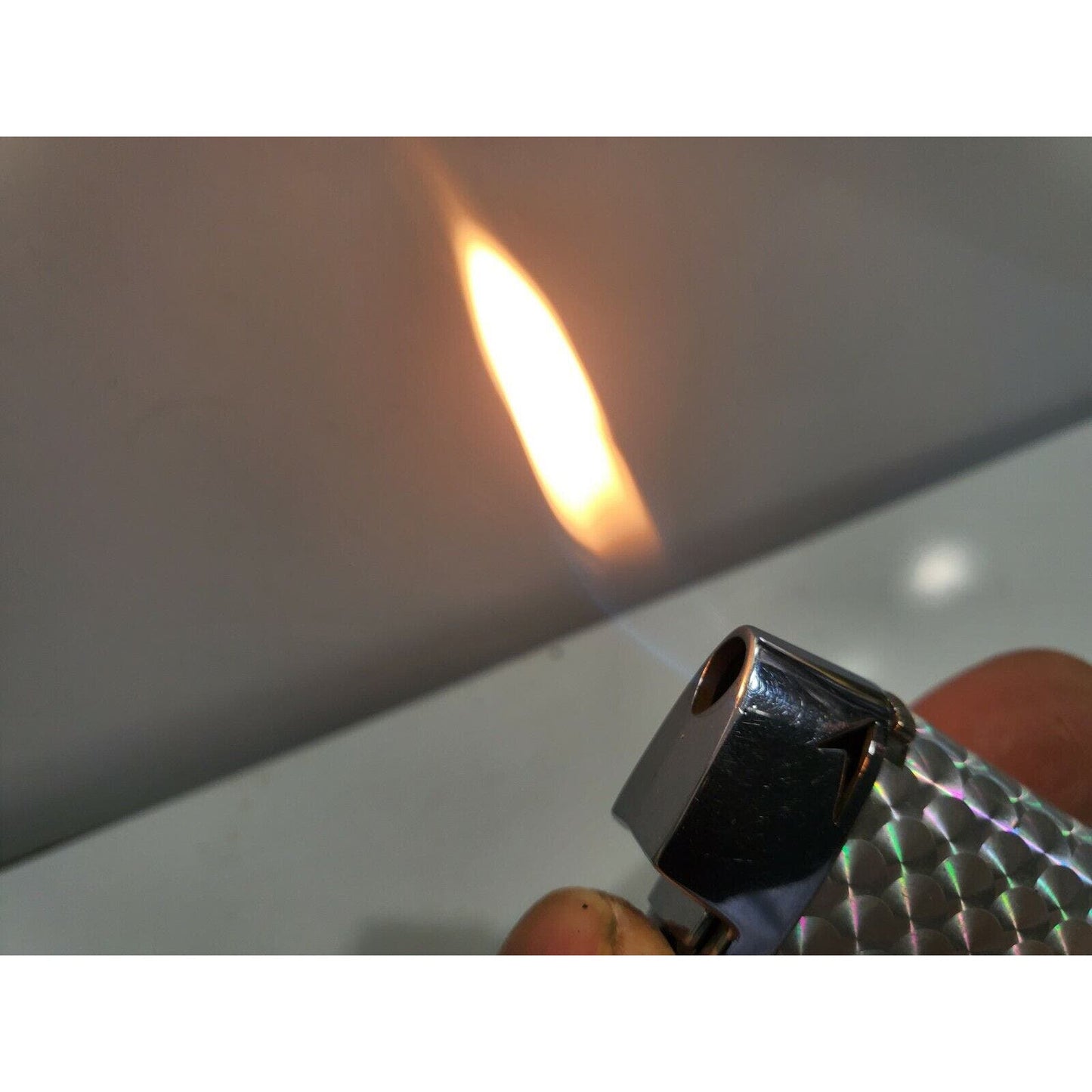 WORKING Vintage Ronson Varaflame MK II Silver Tone Lighter 1950s 4516/26