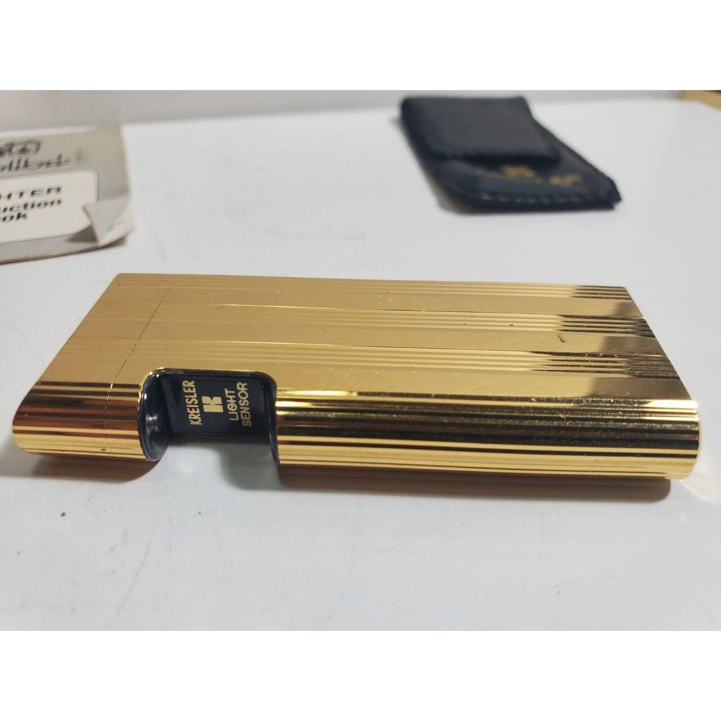 Vintage Colibri Beam Sensor Gold Tone Lighter 6029/37