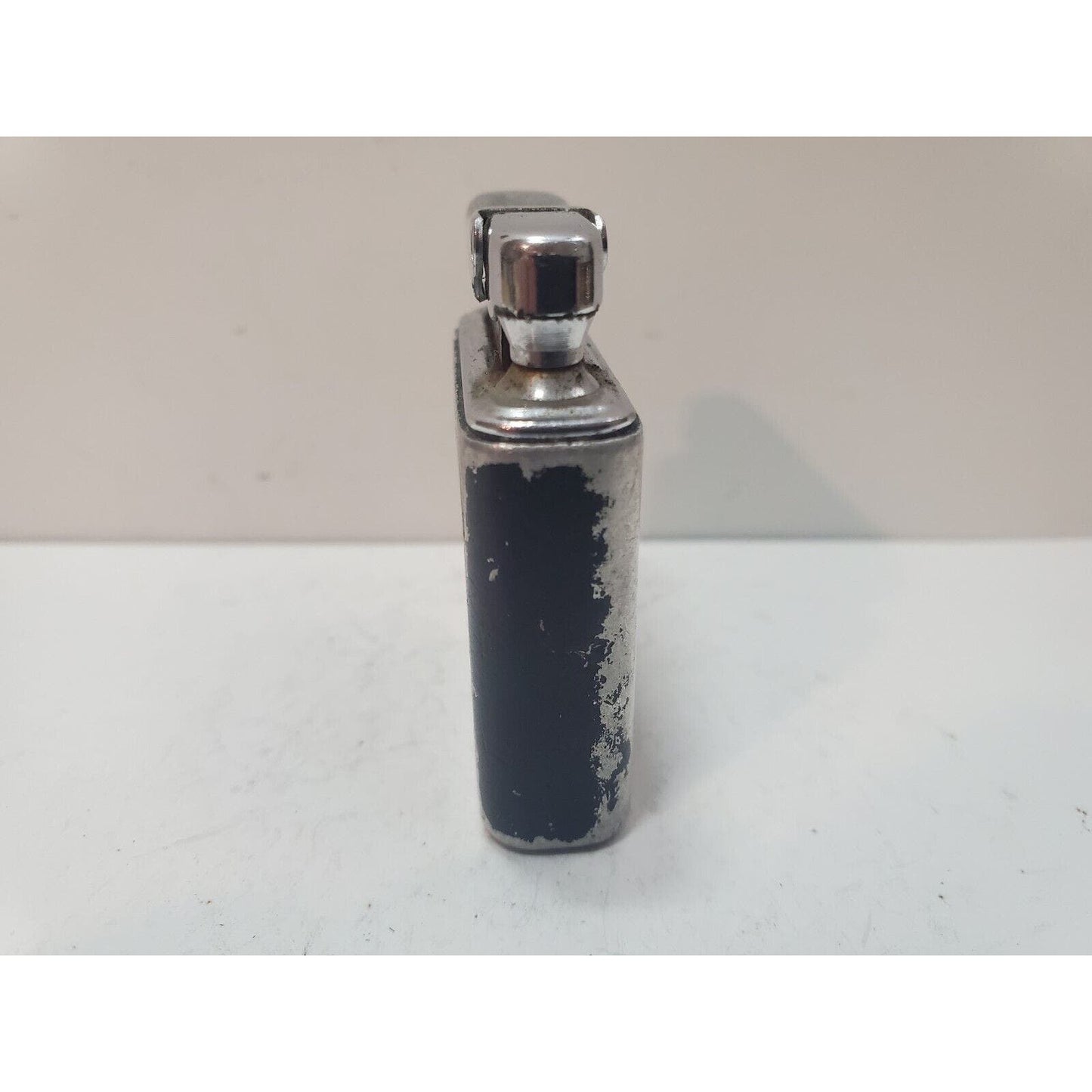 Vintage Working Colibri Mono Gas Black Tone Lighter / 6210/36