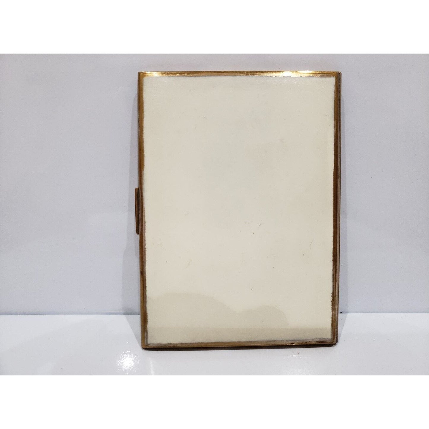 Vintage, Antique 1946 US OCCUPATION ZONE Map Enamel, Brass German Cigarette Case