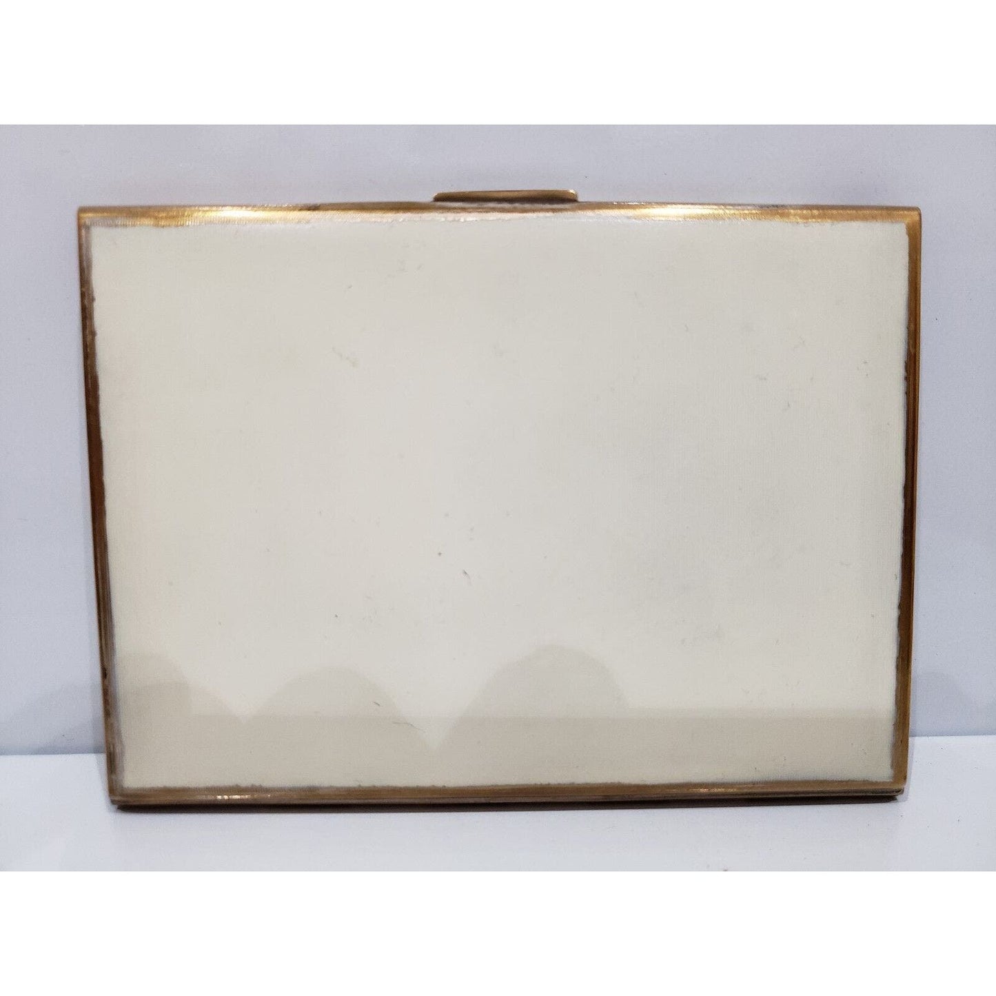 Vintage, Antique 1946 US OCCUPATION ZONE Map Enamel, Brass German Cigarette Case