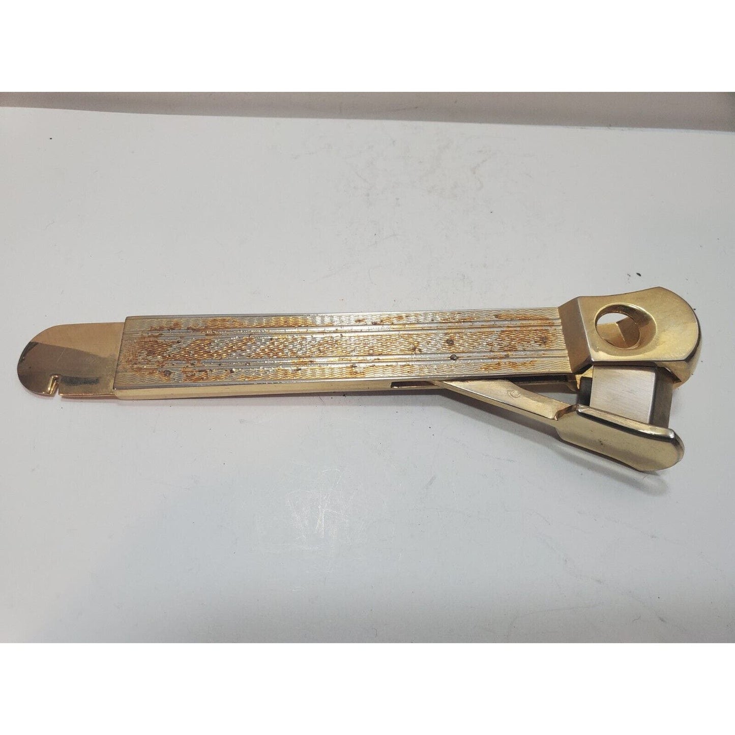 Vintage Working German Gold Tone Cigar Cutter 6189/6