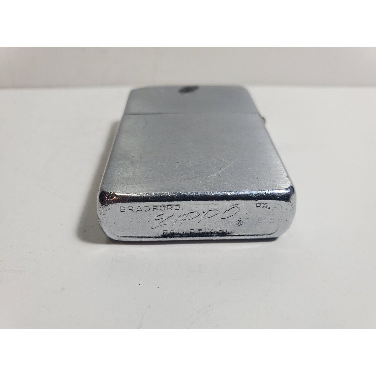 Vintage Working Zippo lighter, USS Soley, DD 707, Pat. 2517191 5871/33