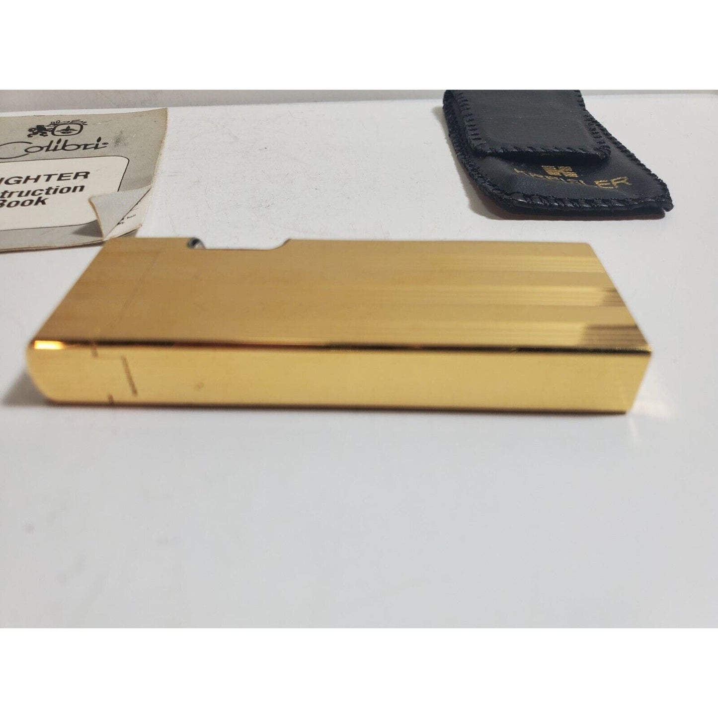 Vintage Colibri Beam Sensor Gold Tone Lighter 6029/37