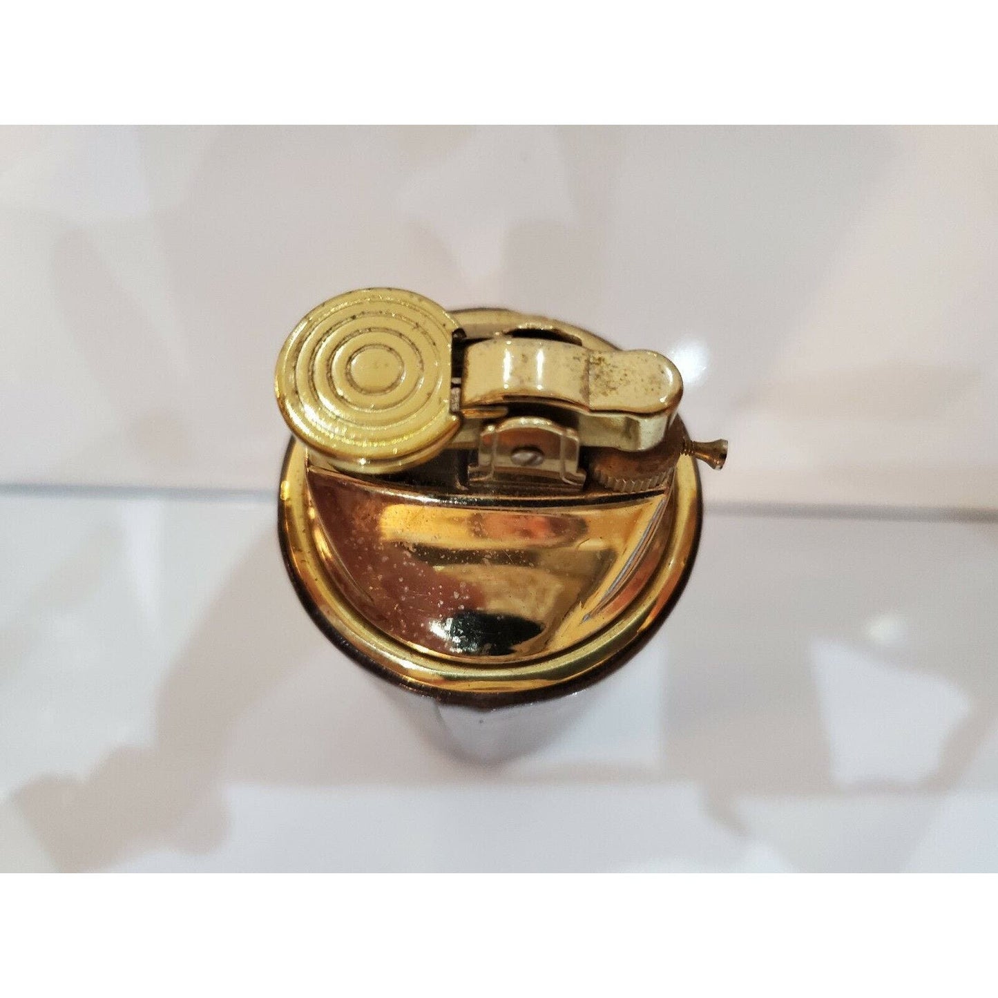 HORSE HEAD Hand Painted WORKING Vintage Handmade Table Lighter 6" 1815.40