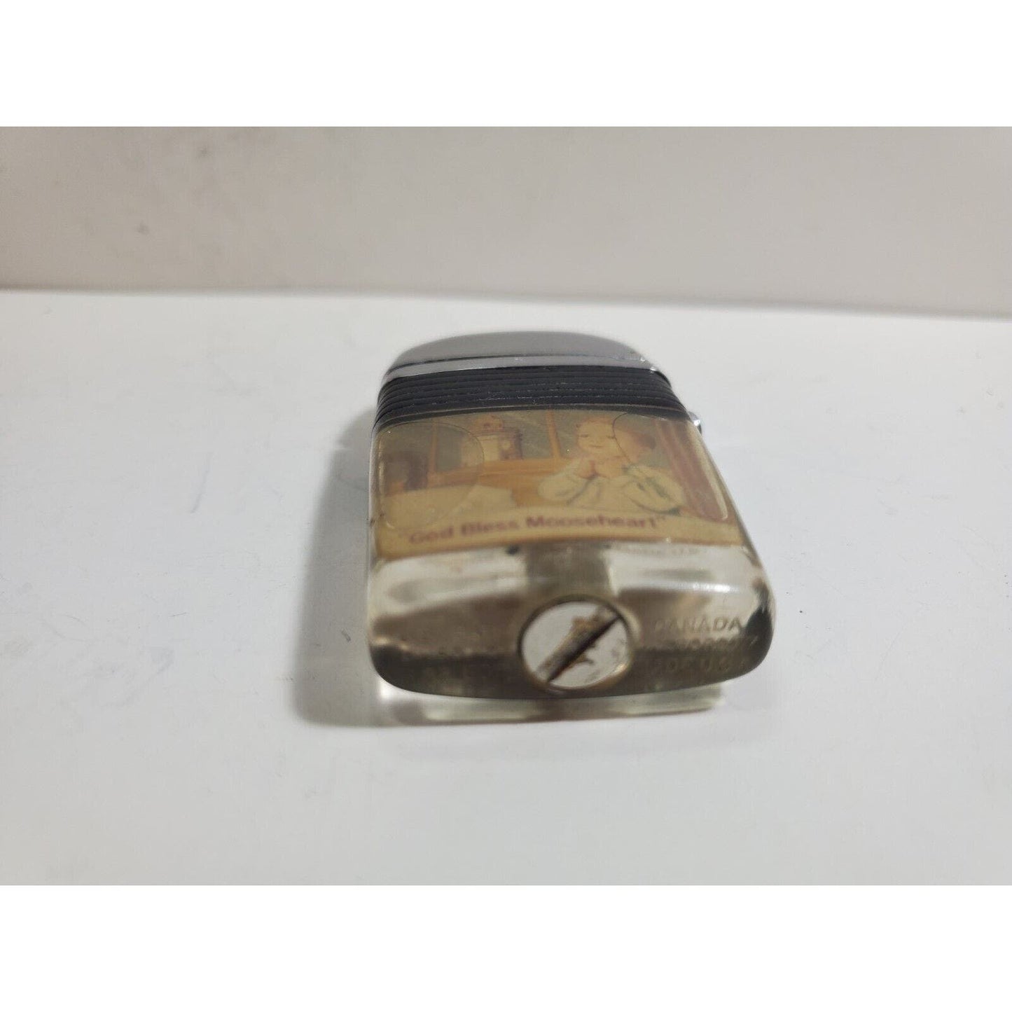 Working Vintage Scripto Vu Lighter Loyal Order Of Moose Award P.A.P. 6008/29