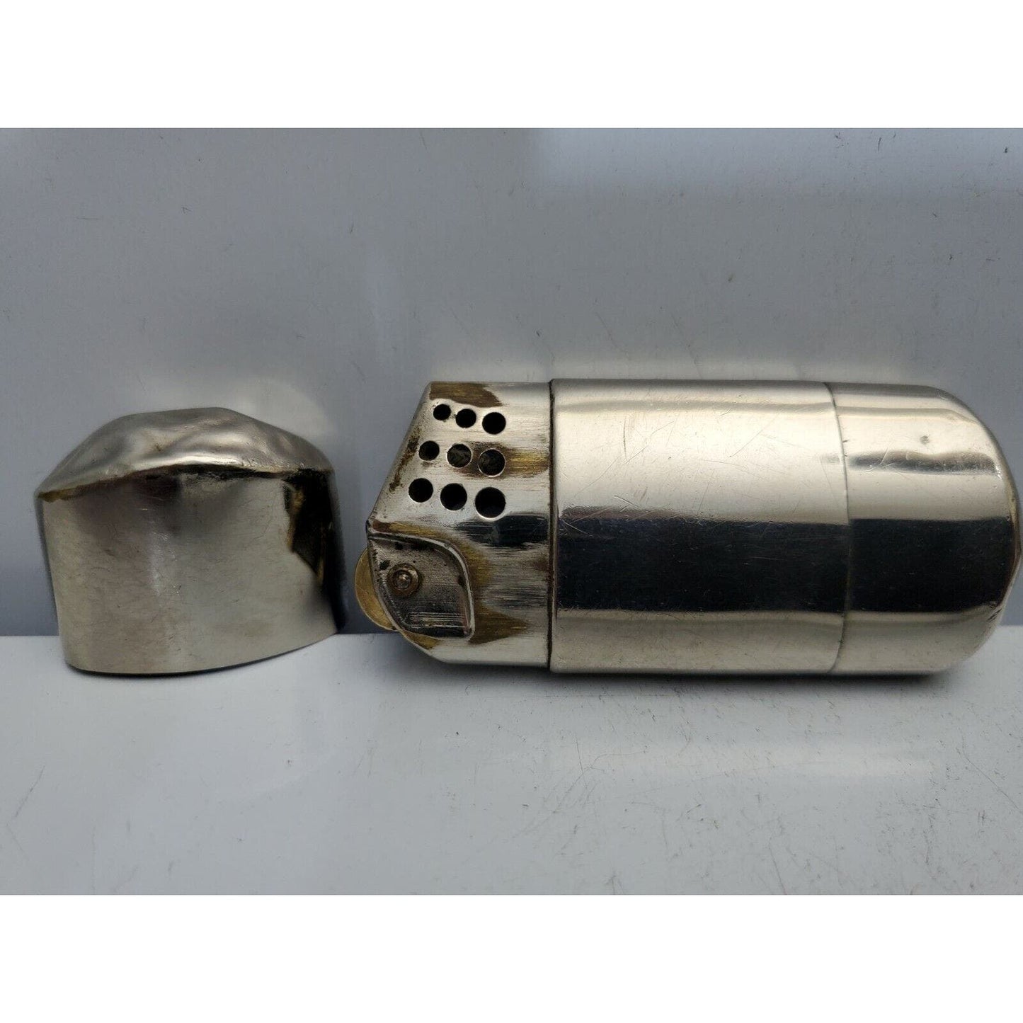 Vintage Working KW model Advertising "CONTINENTAL TIRE" Enamel Logo Lighter