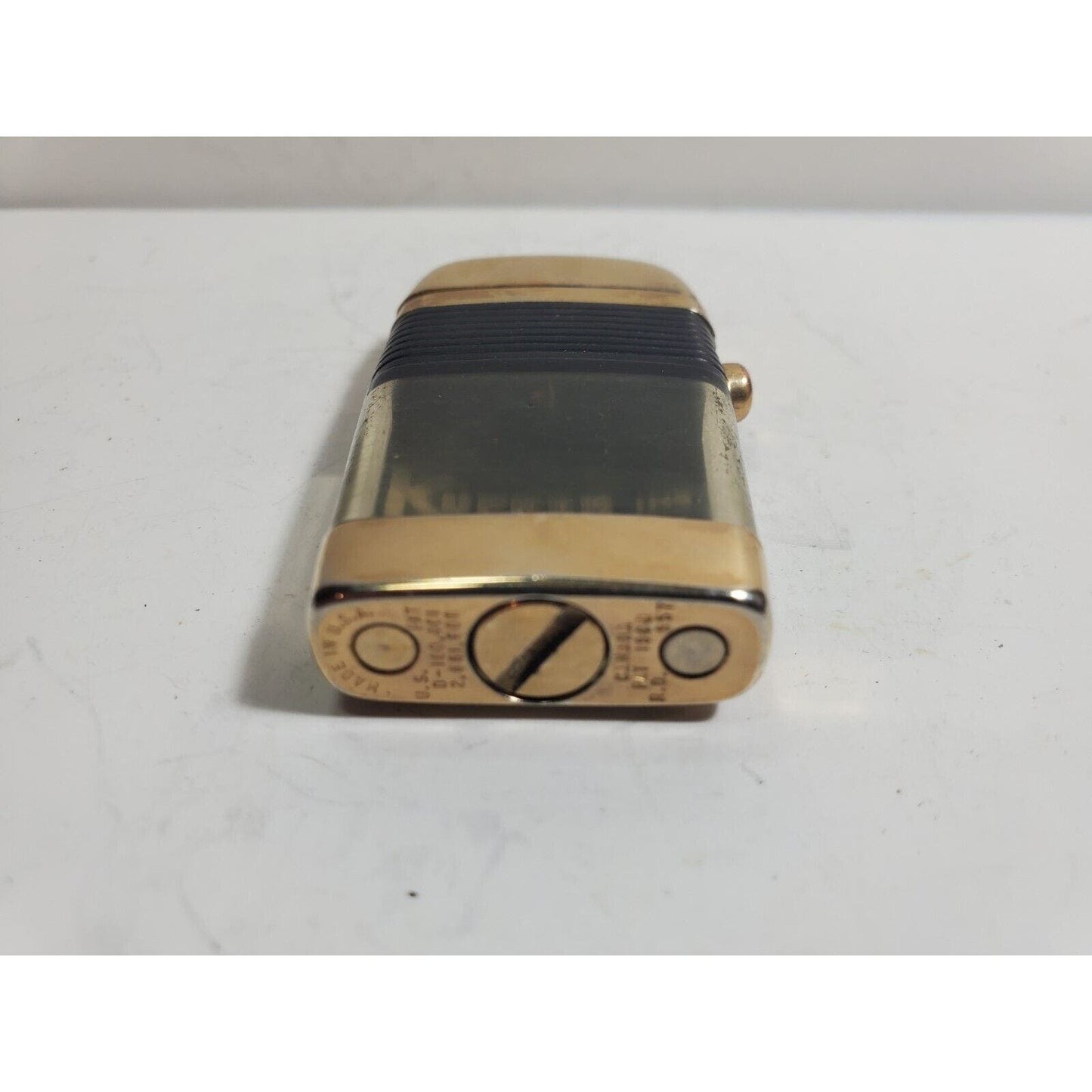 Vintage Working Scripto VU Lighter "Kupper Inc." Logo ADVERTISING 6040/29