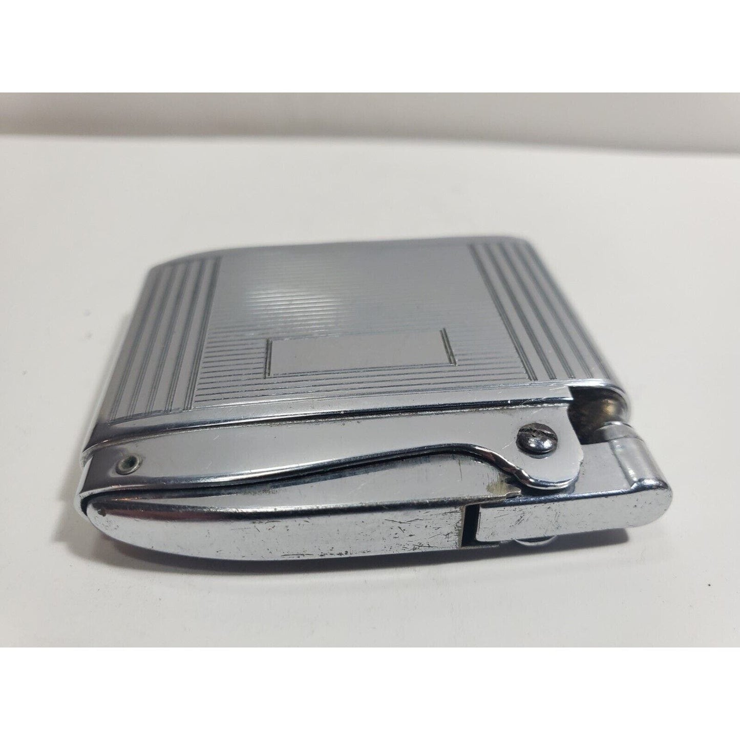 Vintage Working Ronson ADONIS Silver Tone Lighter 5831/26