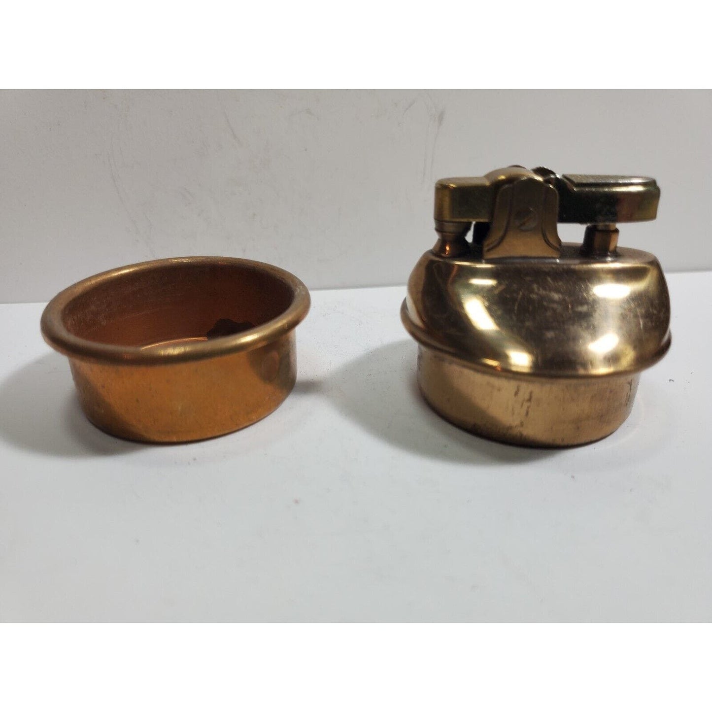 Vintage Working Brass Table Lighter INSERT Fits 1 1/2" Round Base 5835/22