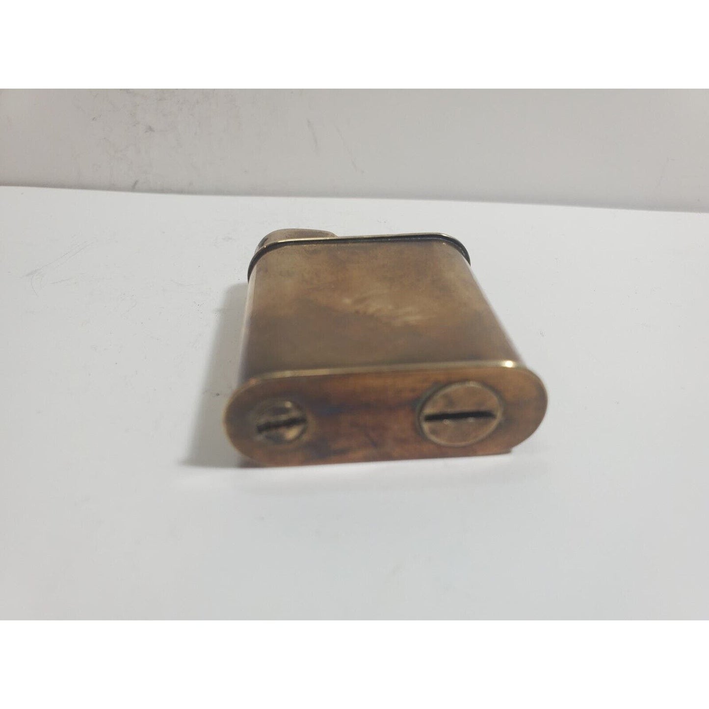 Vintage Working 1928 Potter Lift Arm Brass Lighter, Pat Pending / 5914/37