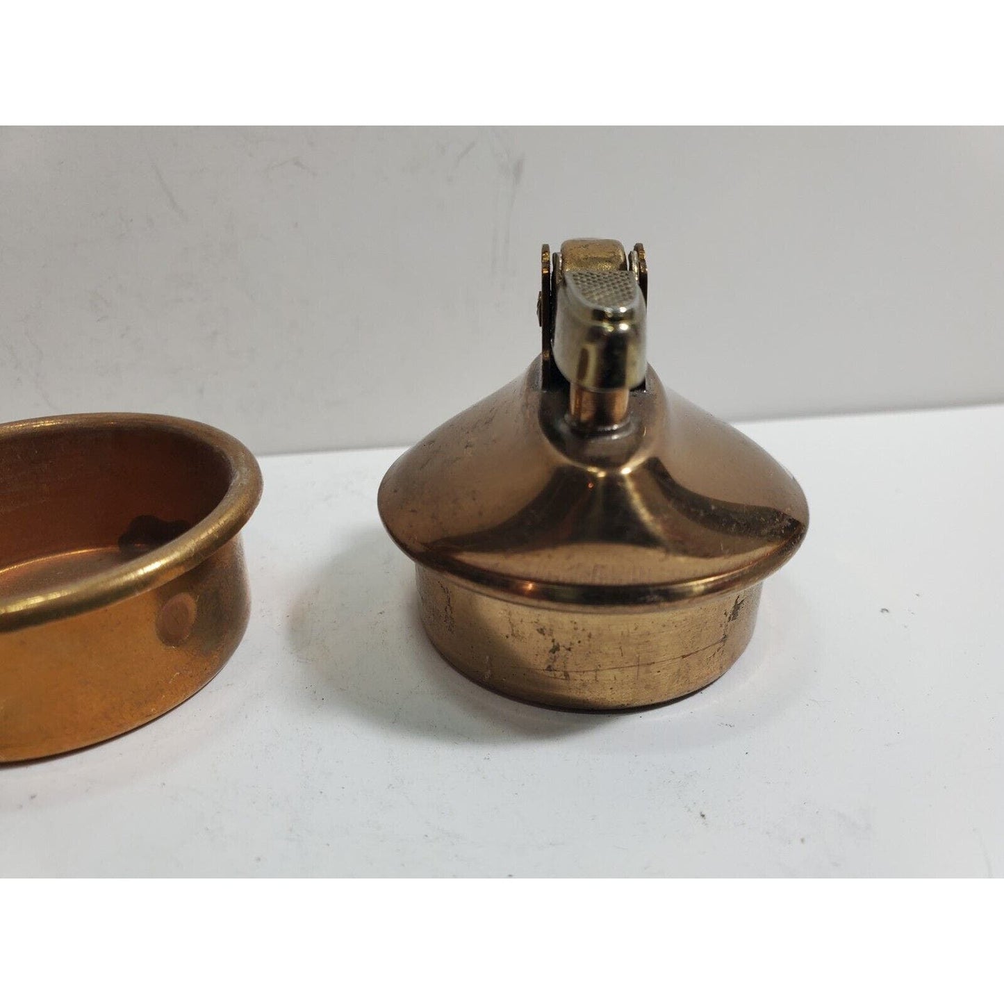 Vintage Working Brass Table Lighter INSERT Fits 1 1/2" Round Base 5835/22