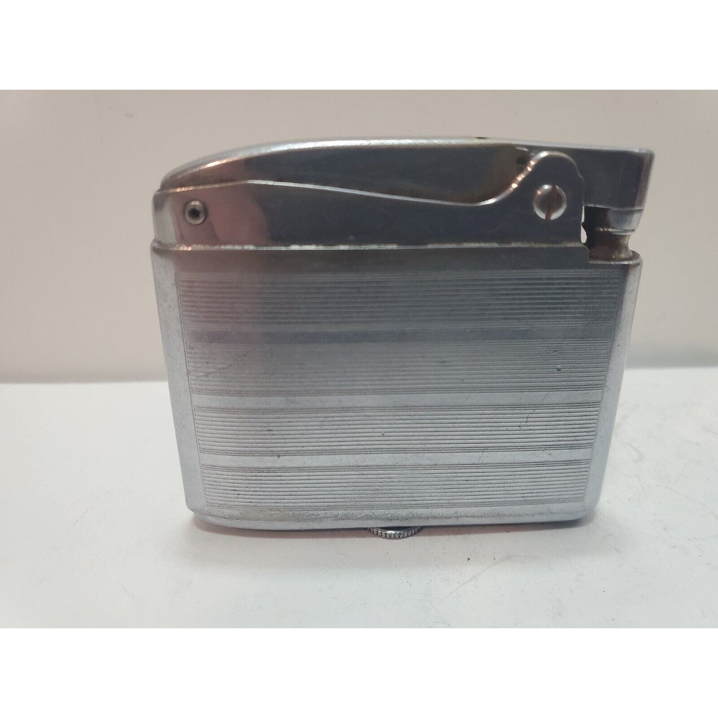 Vintage Working Ronson ADONIS Silver Tone Lighter 6180/26